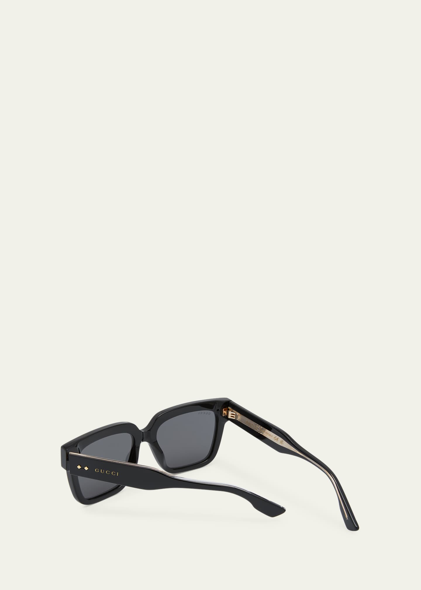 Gucci Men's Rectangle Acetate Sunglasses Bergdorf Goodman