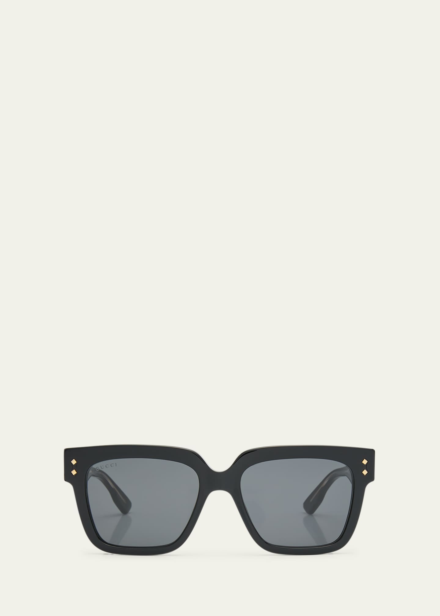Gucci Men s Rectangle Acetate Sunglasses Bergdorf Goodman