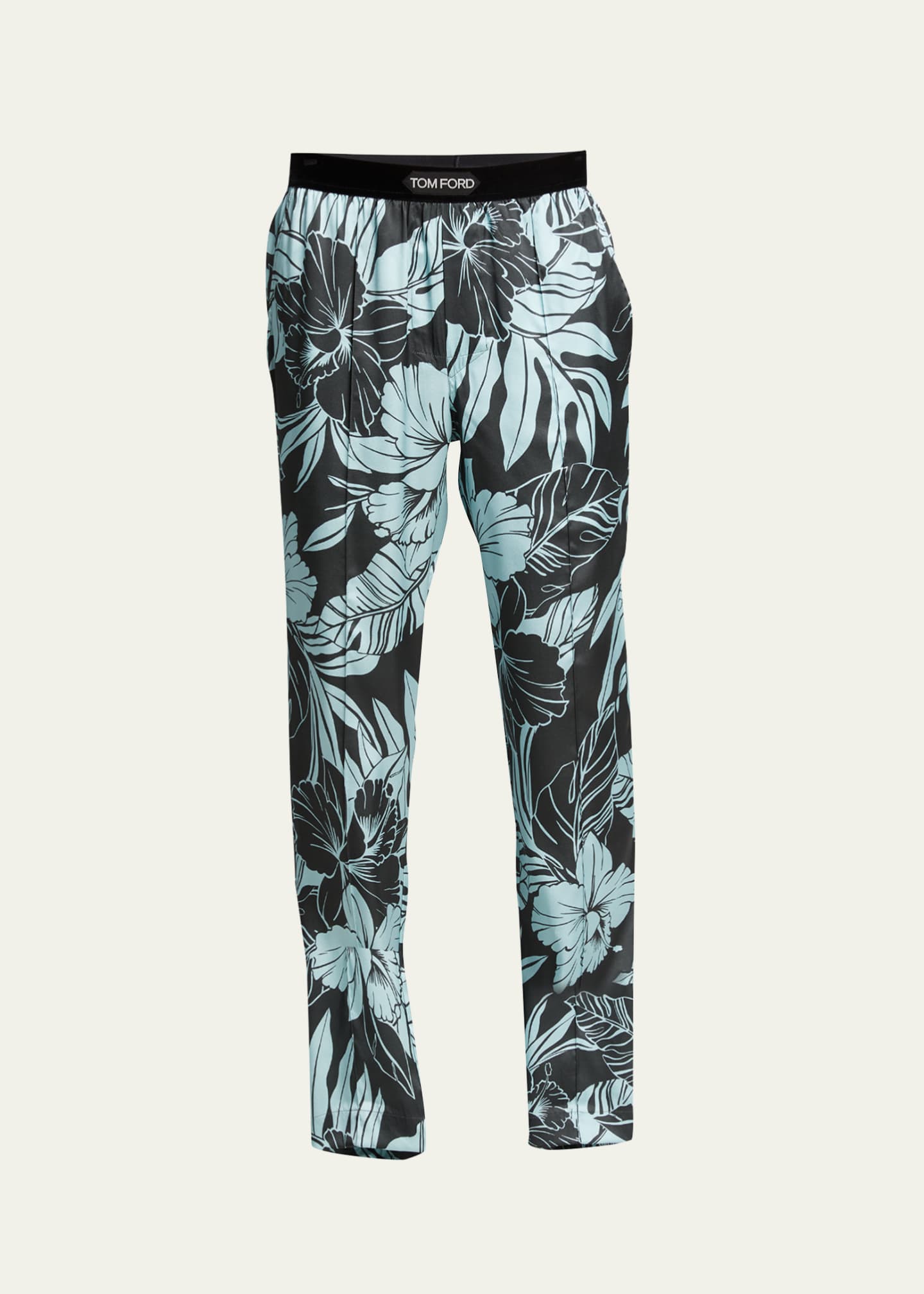 TOM FORD Men's Printed Silk Pajama Pants - Bergdorf Goodman