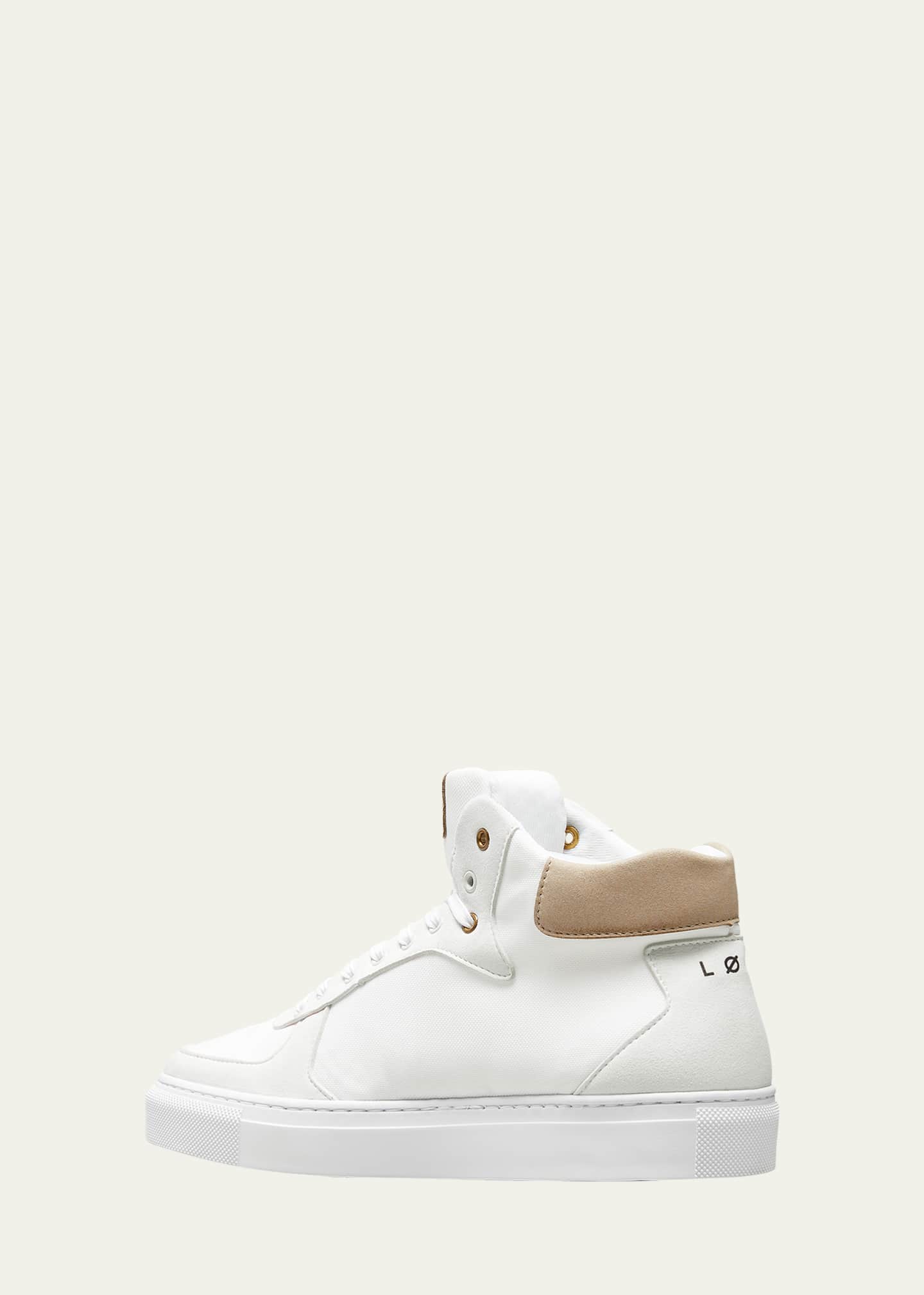 LOCI Eleven Colorblock High-Top Court Sneakers - Made with Recycled Nylon Image 4 of 5