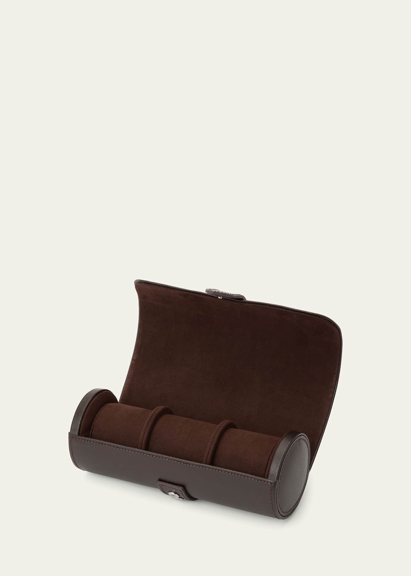 WOLF Blake Watch Roll w/ Capsule Bergdorf Goodman