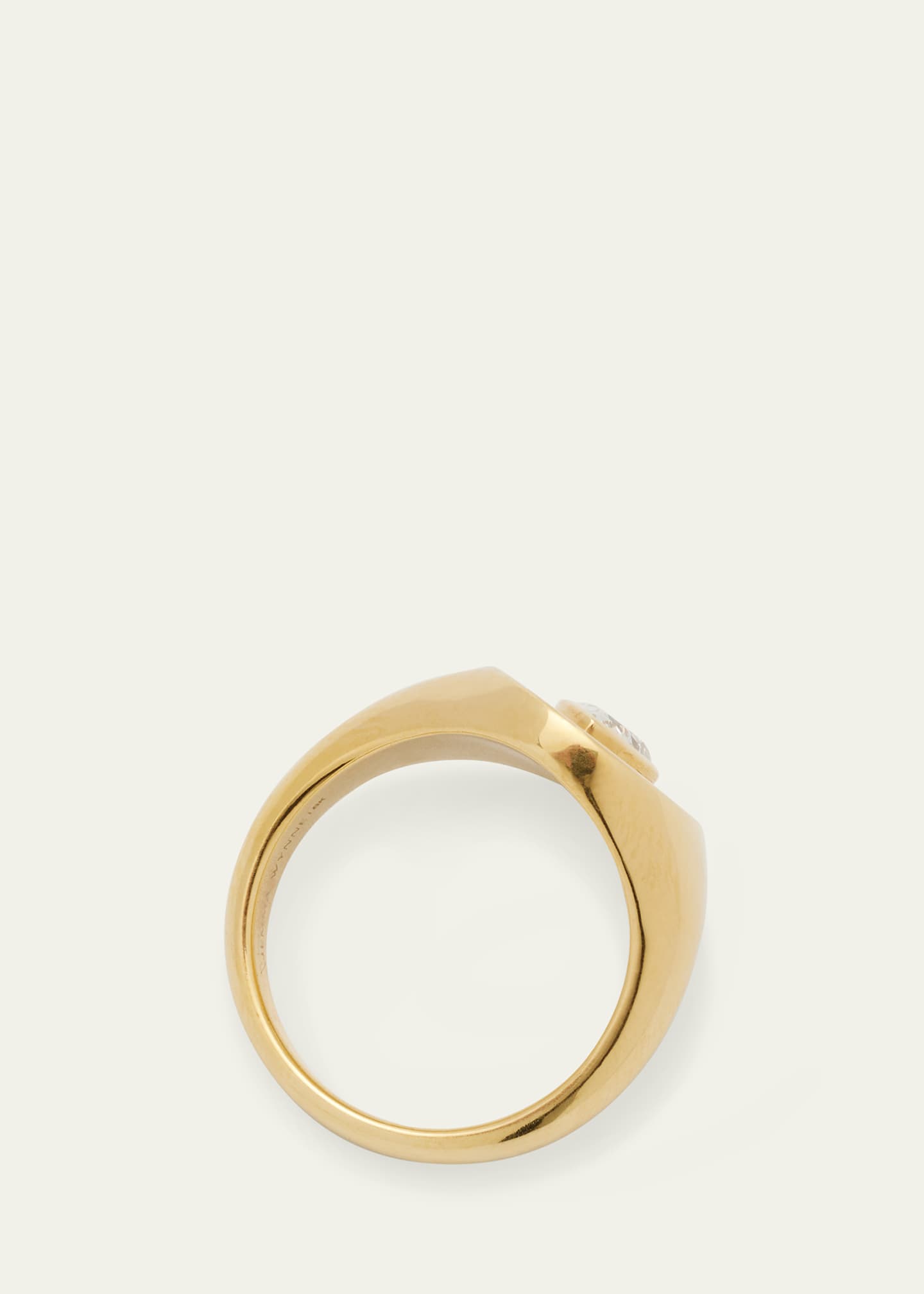 Jemma Wynne Limited Edition Signet Ring with Pear-Shaped Diamond Image 4 of 4