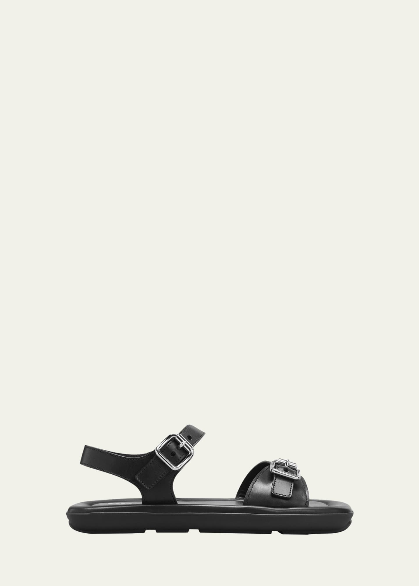 Prada black sandals store