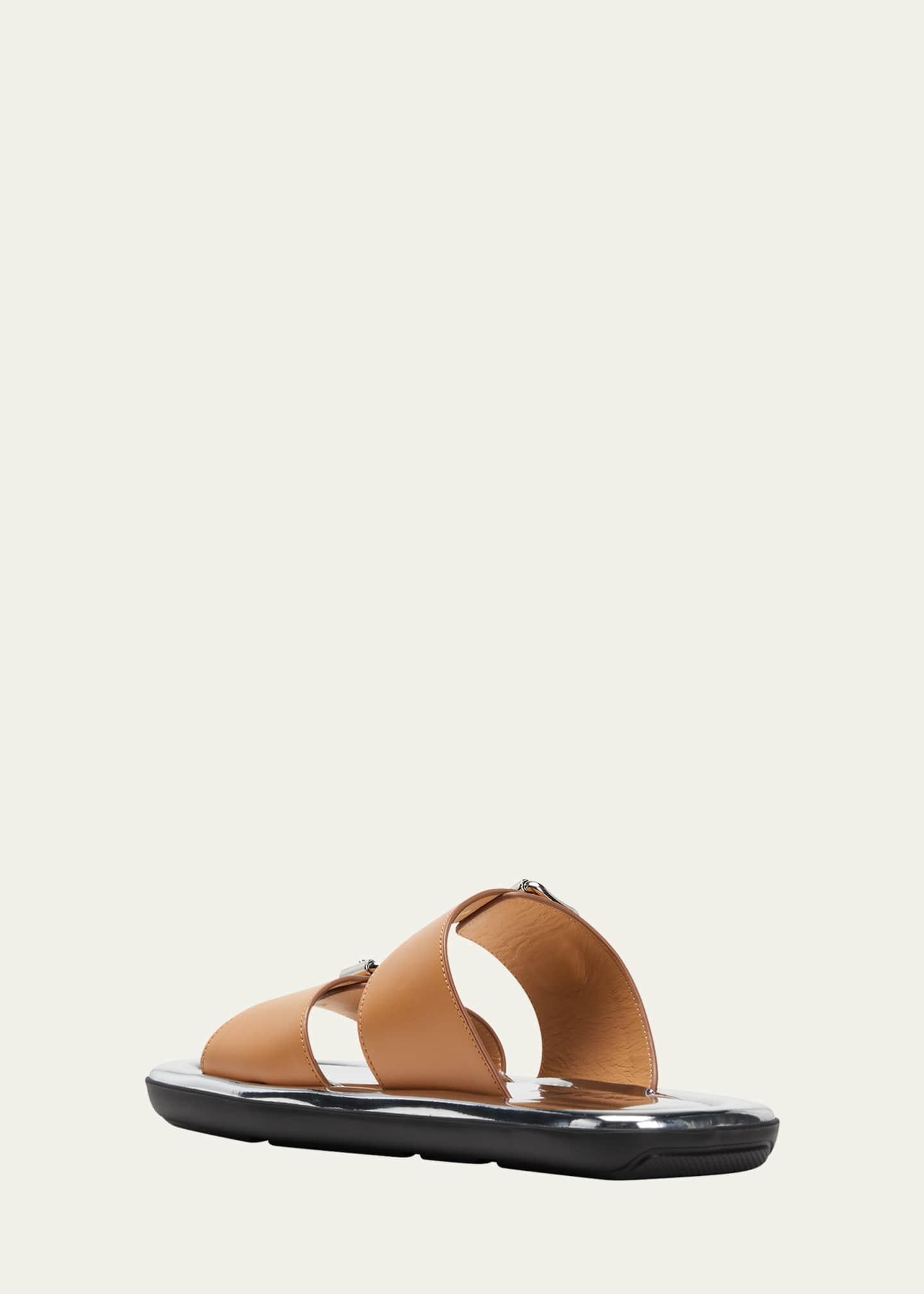 Prada buckle slide sandal hot sale