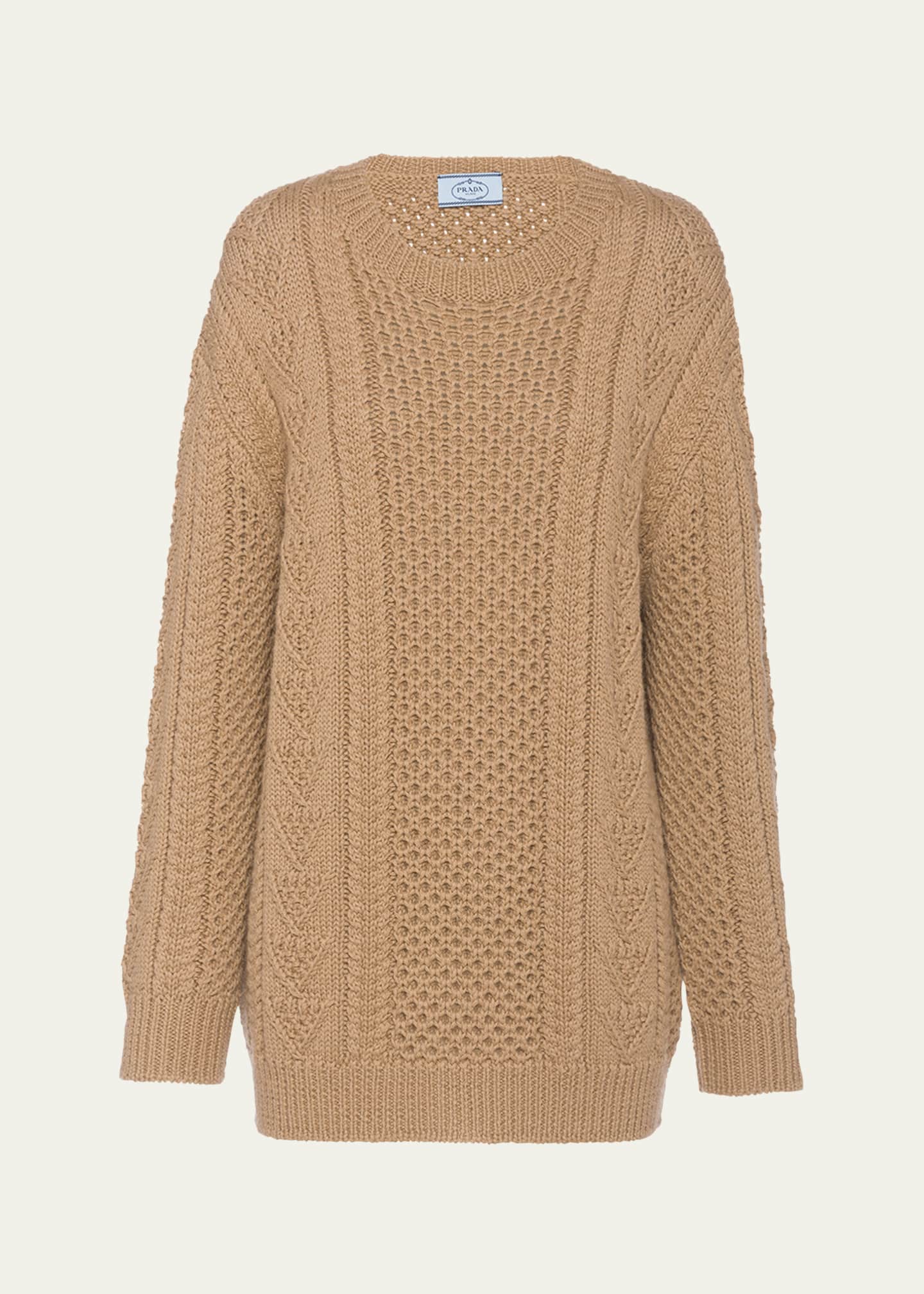 Prada Woven Wool Knit Sweater Image 1 of 5