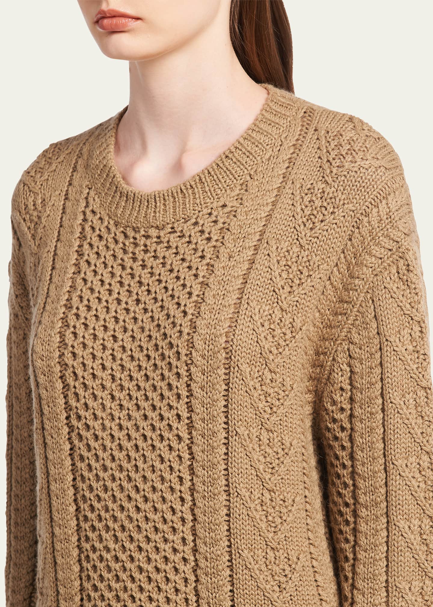 Prada Woven Wool Knit Sweater Image 5 of 5