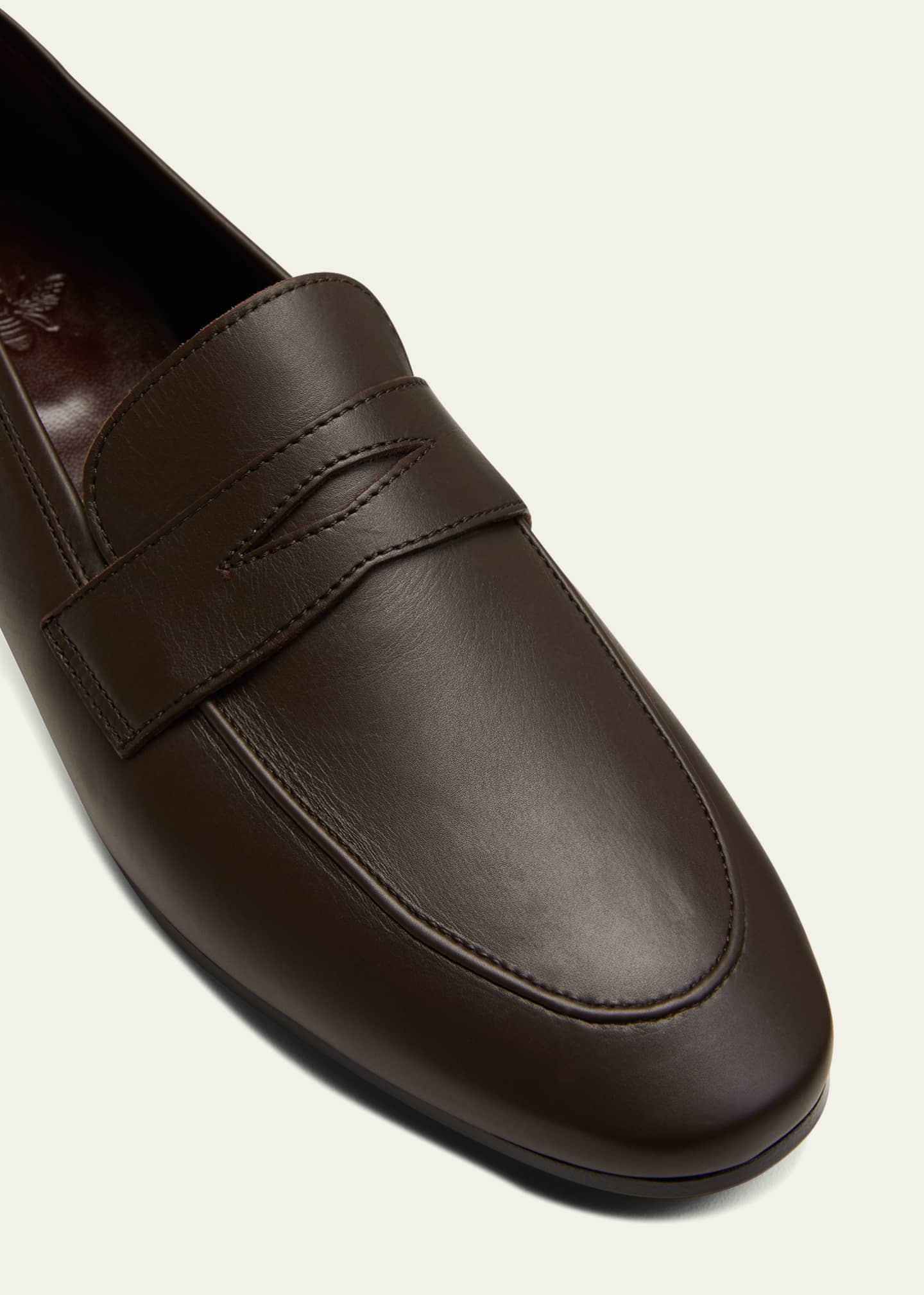 Bougeotte Calf Leather Penny Loafers Image 5 of 5