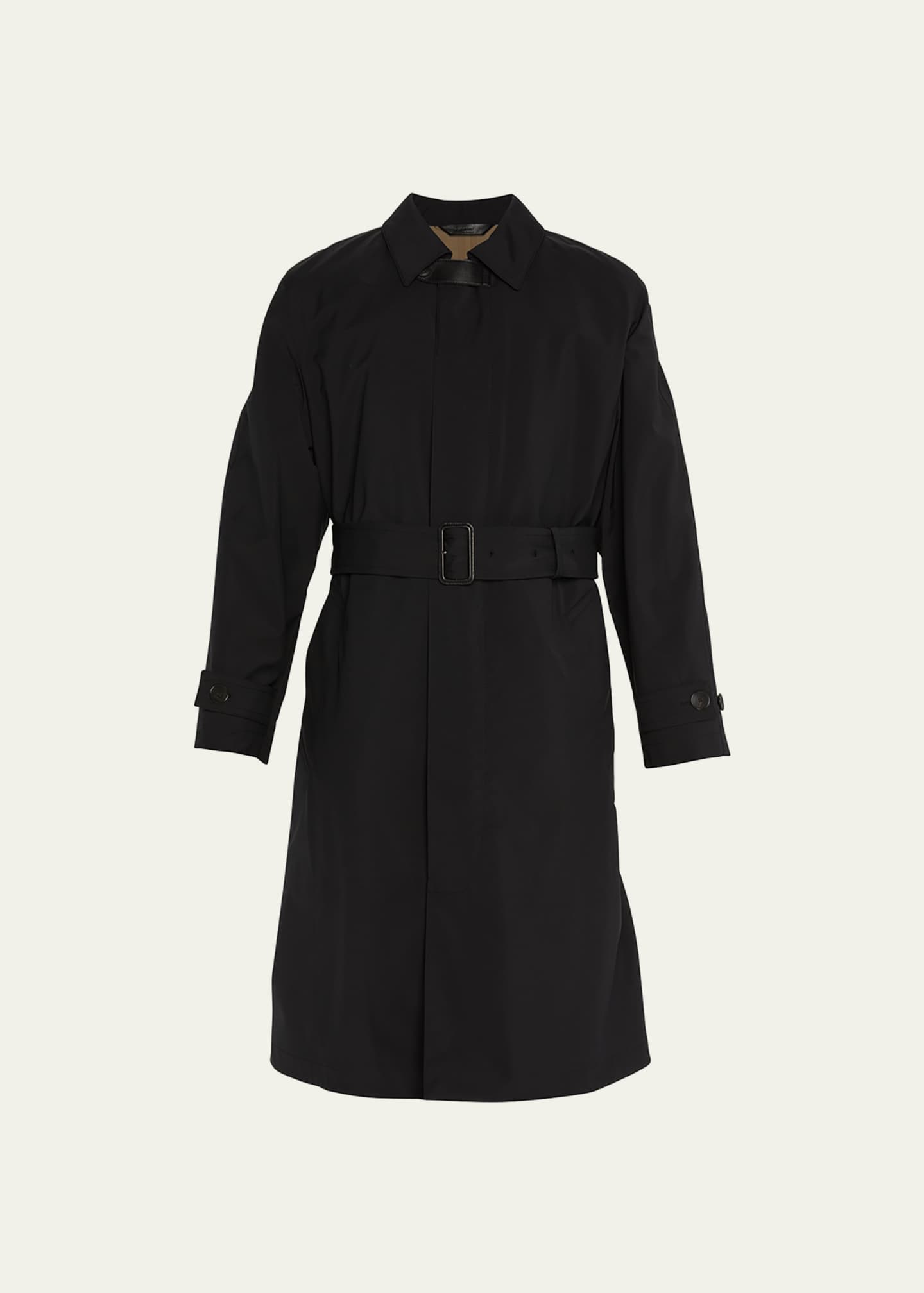 Brioni Men s Solid Trench Raincoat Bergdorf Goodman