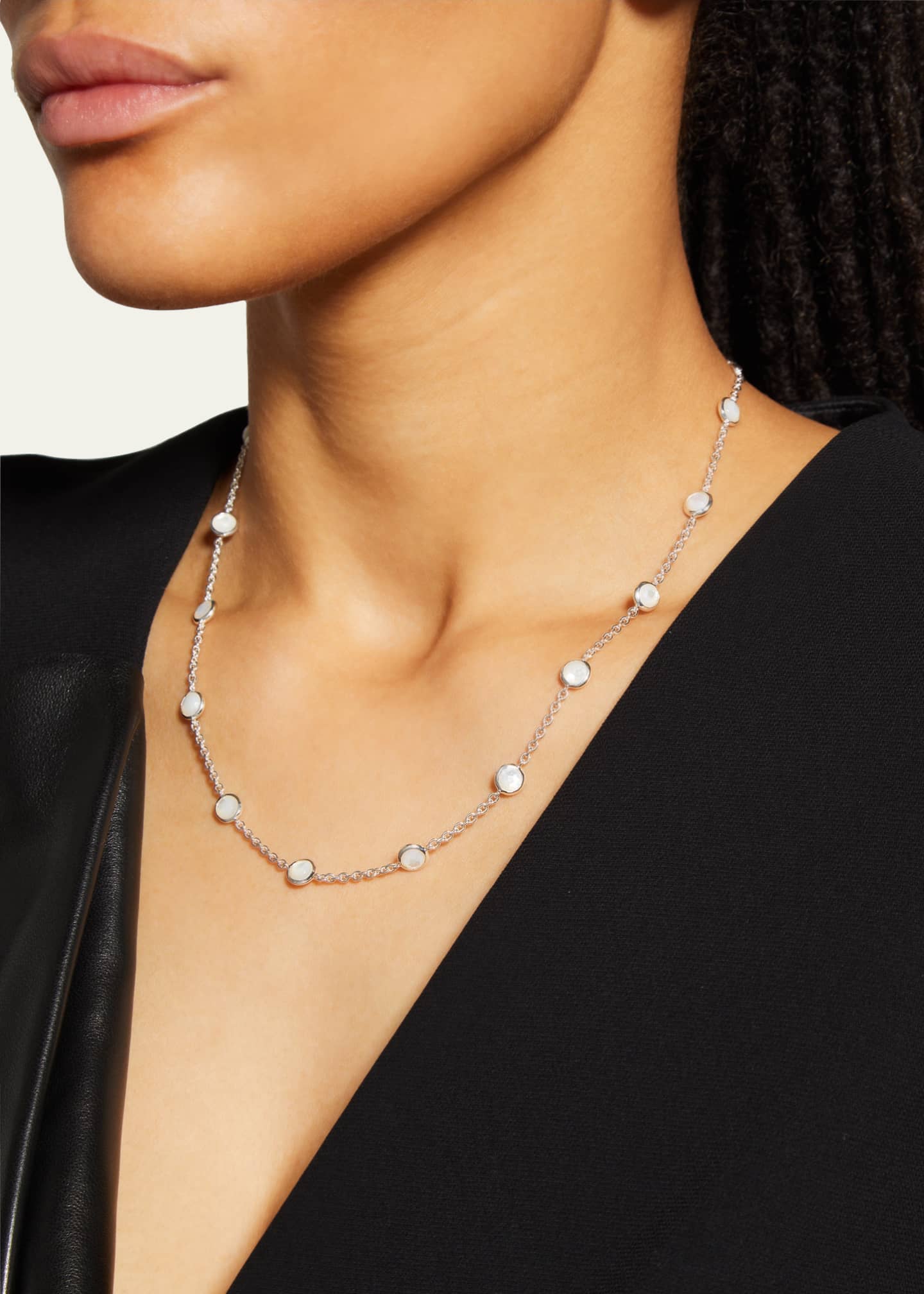 Ippolita Stone Station Necklace in Sterling Silver Image 2 of 4