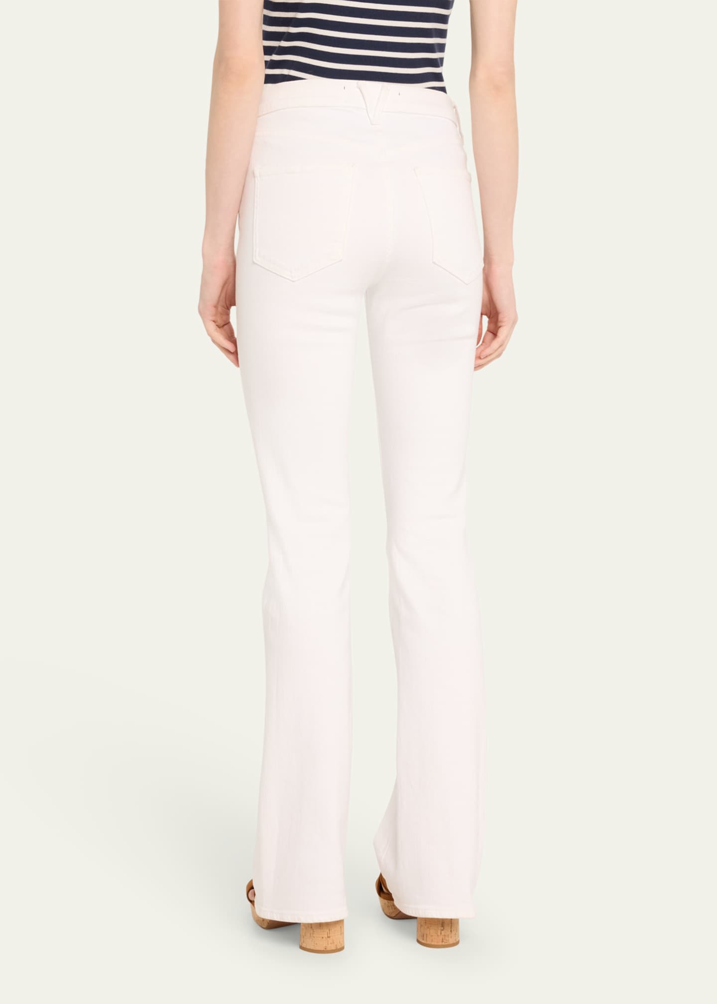 Veronica Beard Beverly High-Rise Skinny Flare Jeans Image 3 of 5