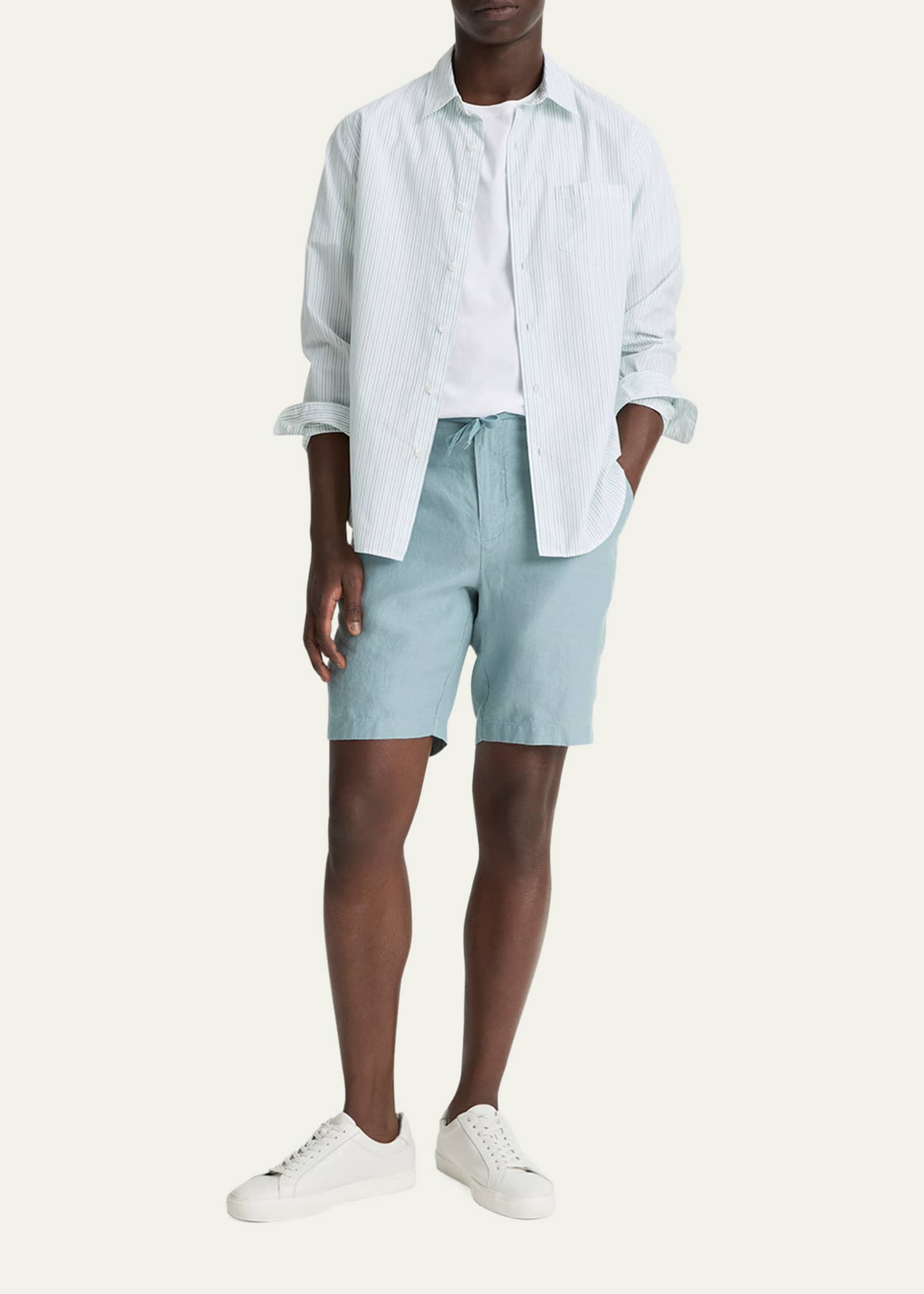 Vince Men's Lightweight Hemp Shorts Image 2 of 4