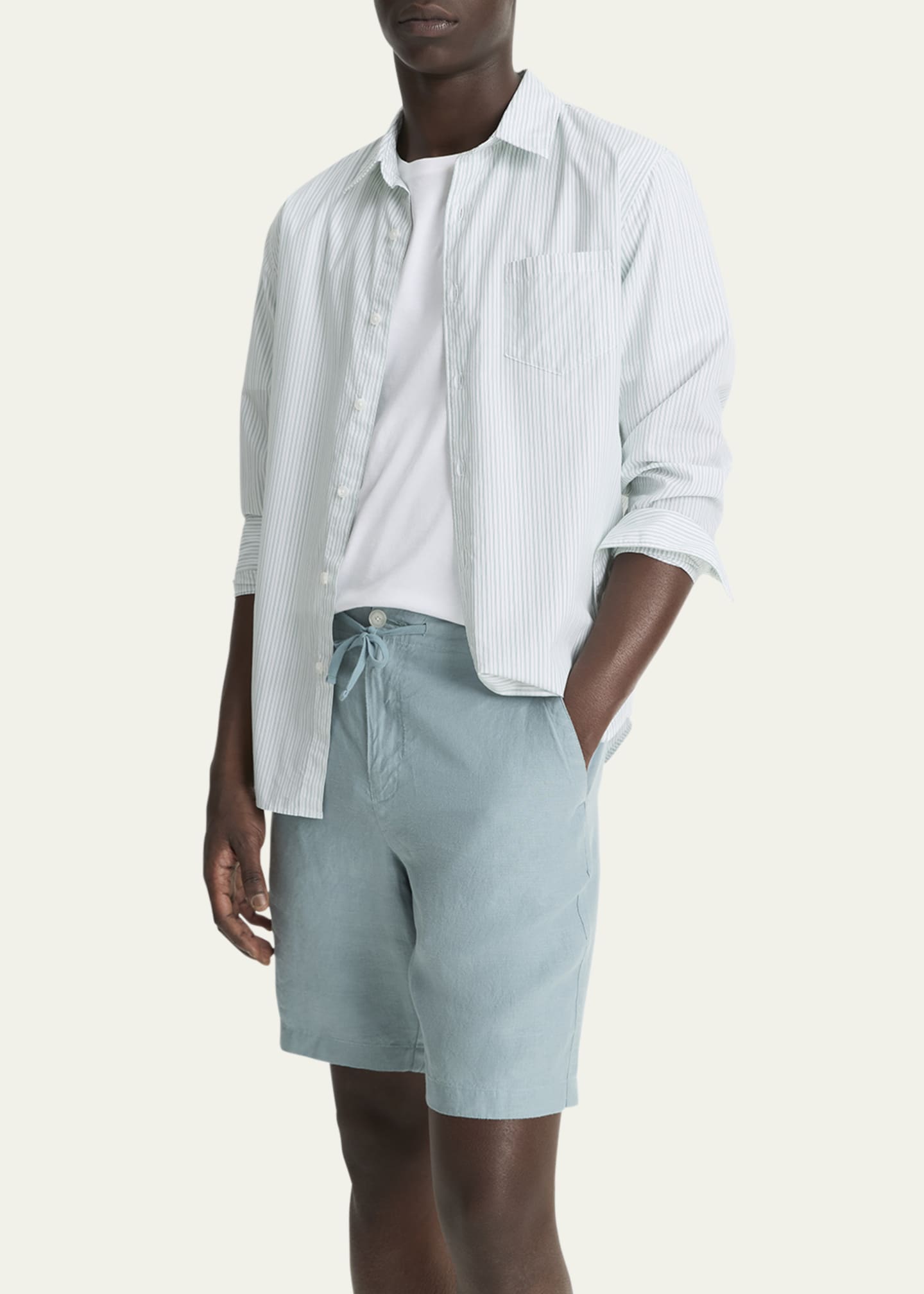 Vince Men's Lightweight Hemp Shorts Image 4 of 4