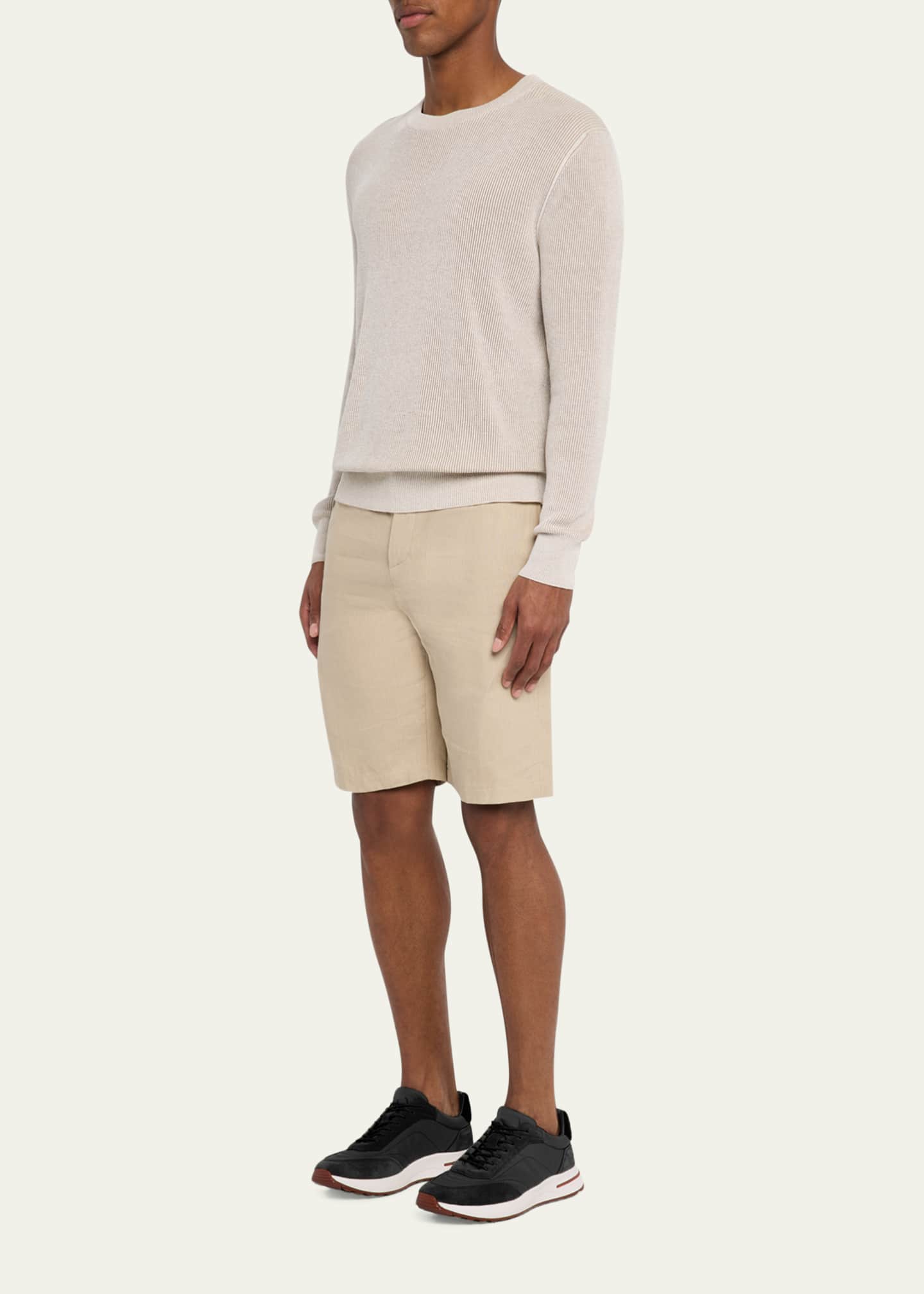 Loro Piana Men's Weekend Walk Low-Top Sneakers Image 3 of 5