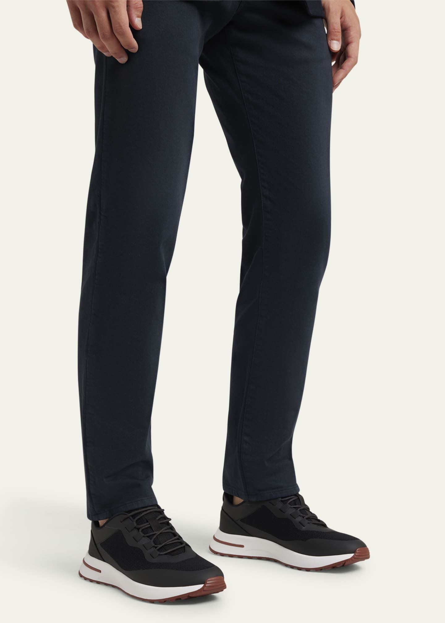 Loro Piana Men's Weekend Walk Performance Mesh Sneakers Image 2 of 5