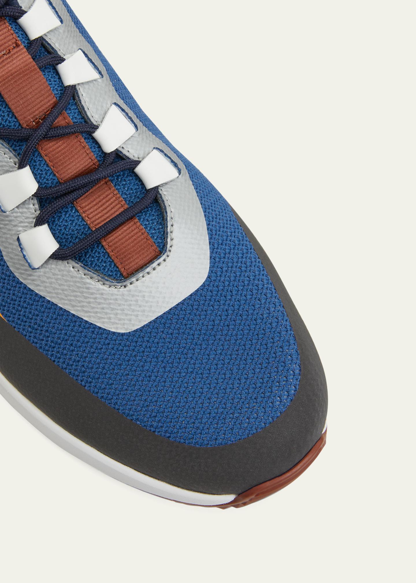 Loro Piana Men's Weekend Walk Performance Mesh Sneakers - Bergdorf Goodman
