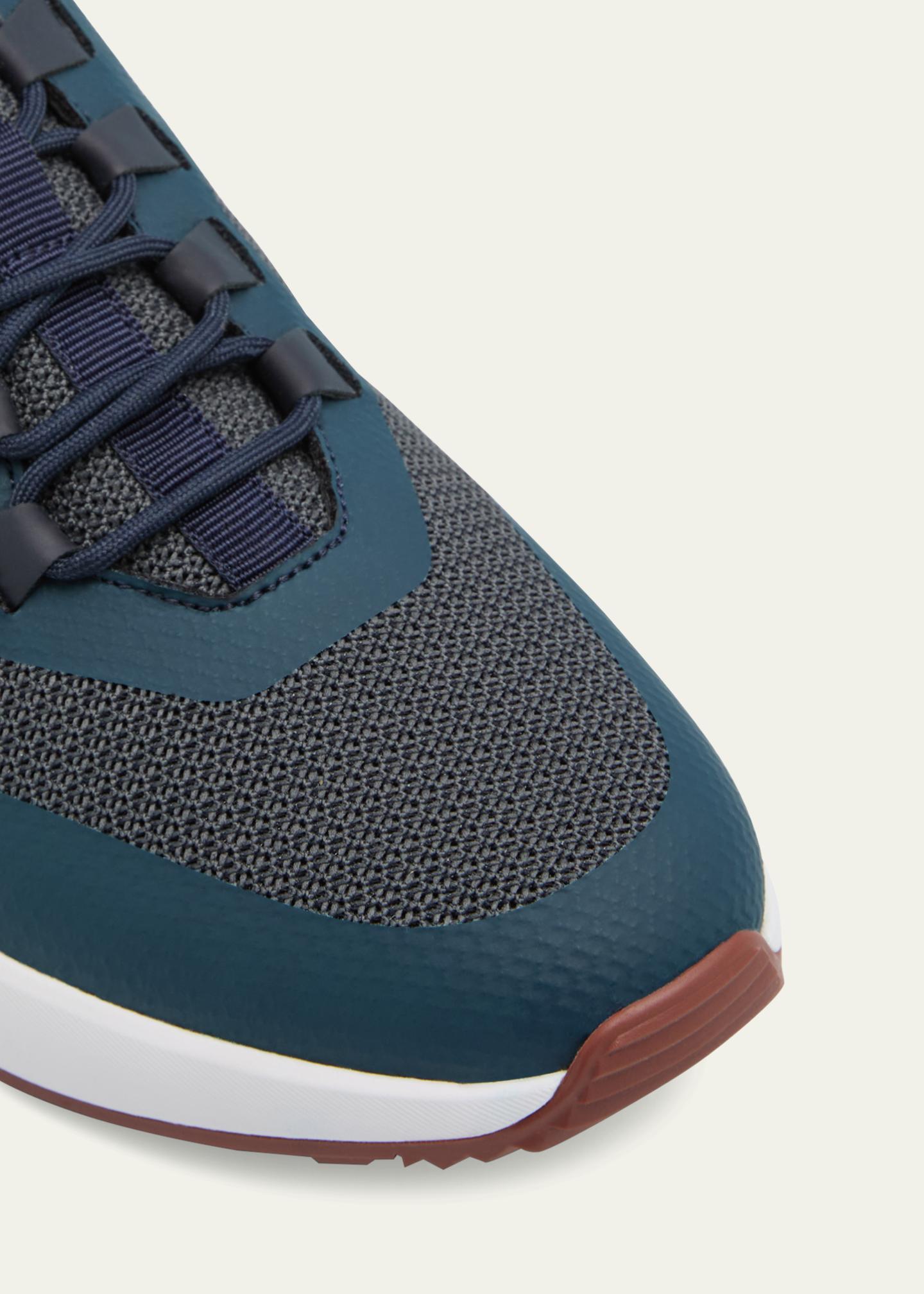 Loro Piana Men's Weekend Walk Performance Mesh Sneakers - Bergdorf Goodman