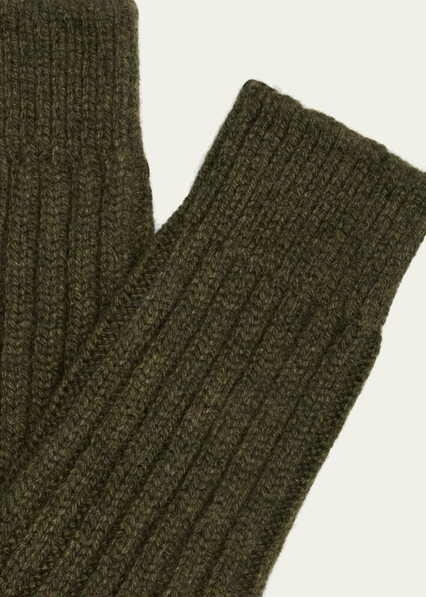 The Elder Statesman Yosemite Ribbed Cashmere Socks Image 2 of 2
