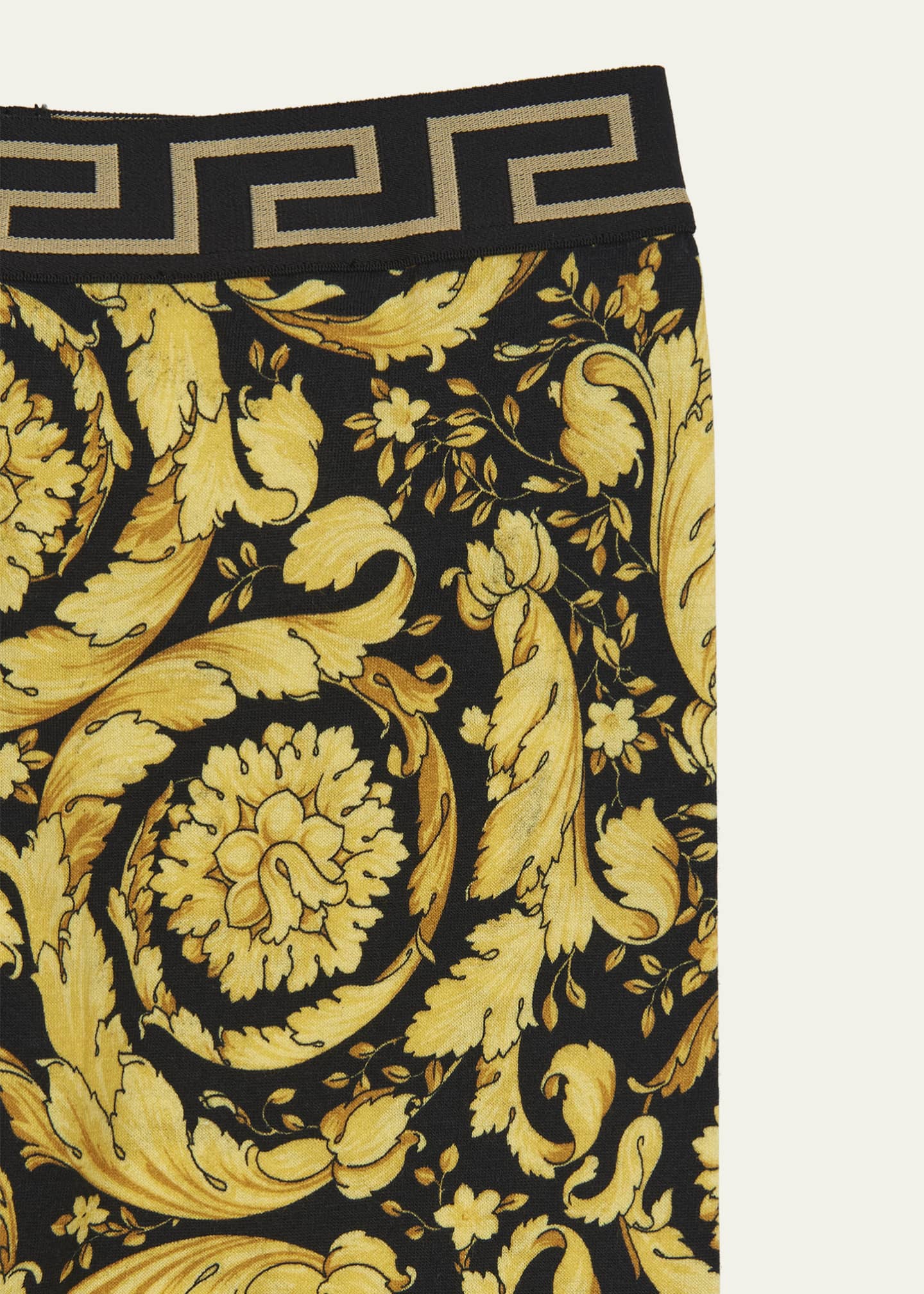 Versace Barocco print leggings