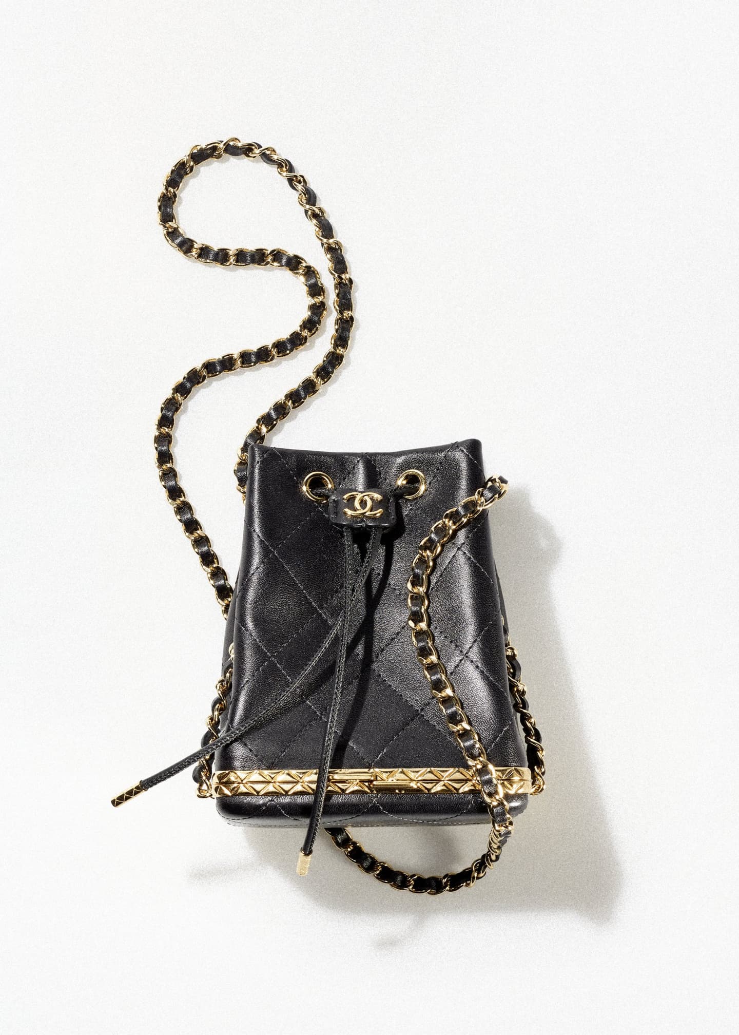 CHANEL SMALL BUCKET WITH CHAIN Bergdorf Goodman