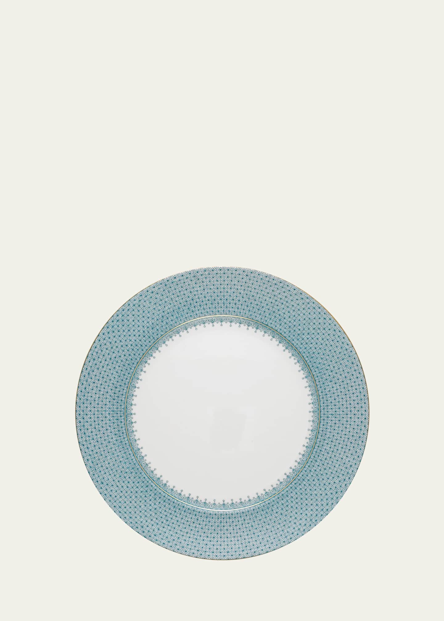 Mottahedeh Turquoise Lace Service Plate