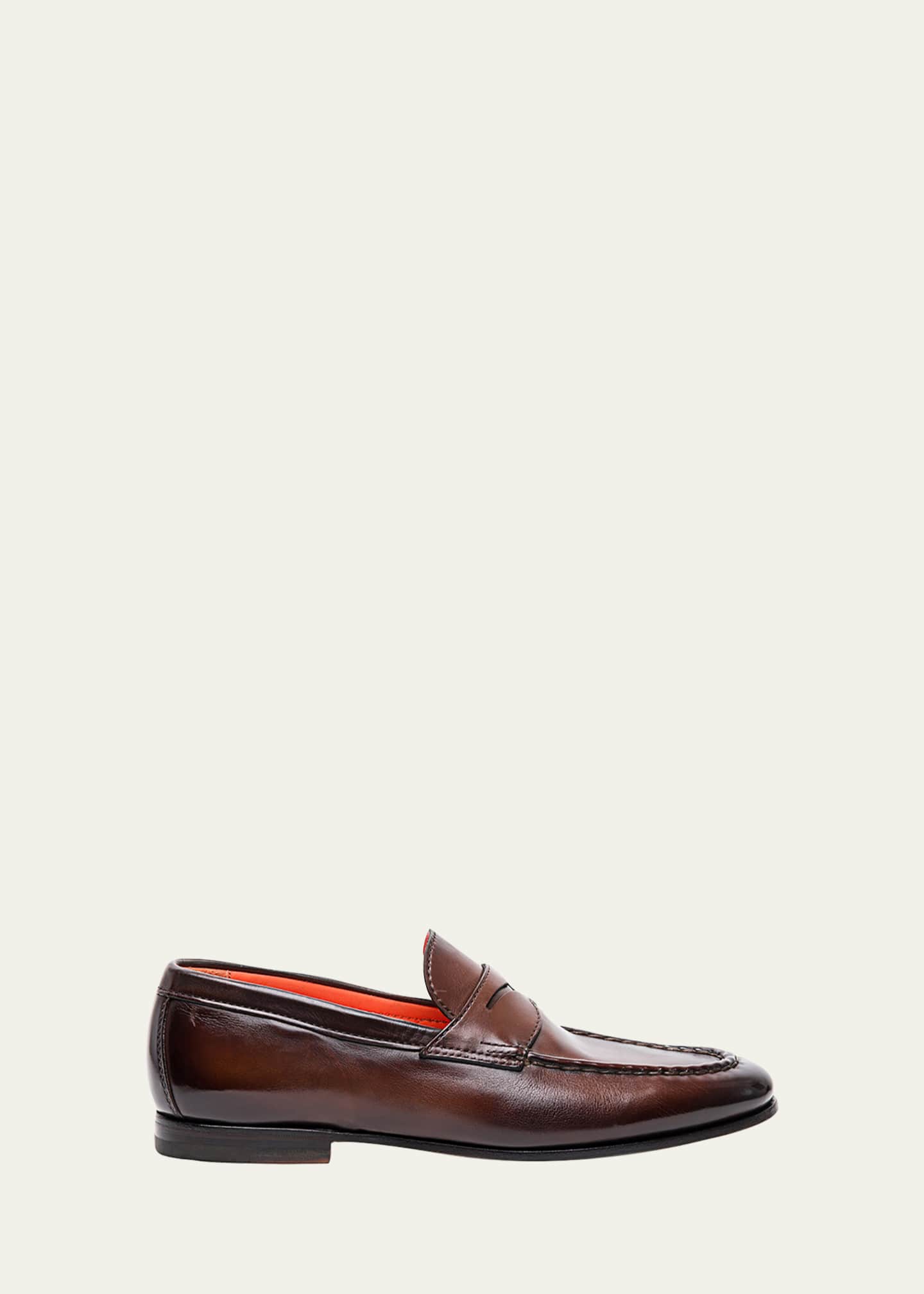Burnished loafers sales
