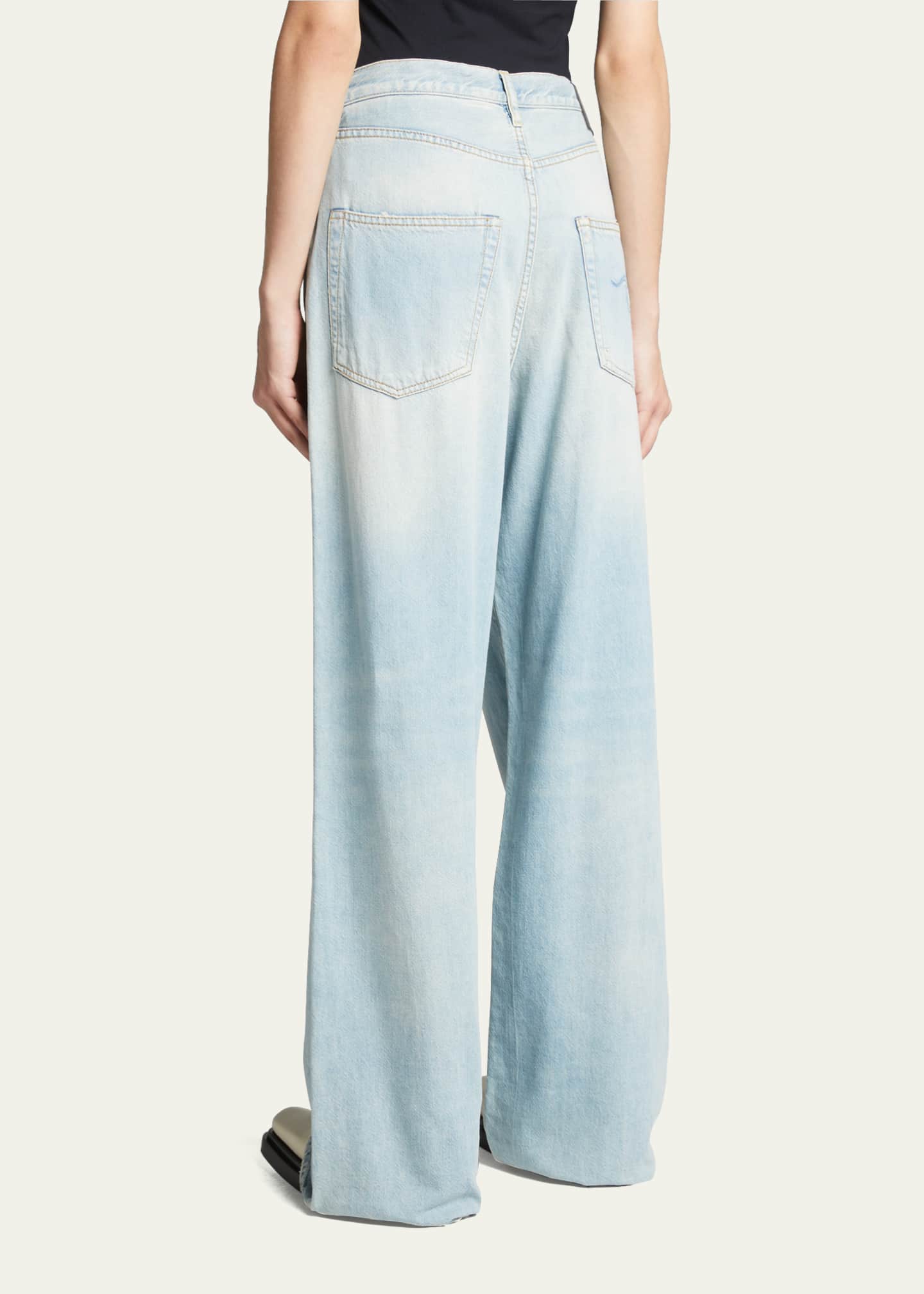 Damon Pleated Wide-Leg