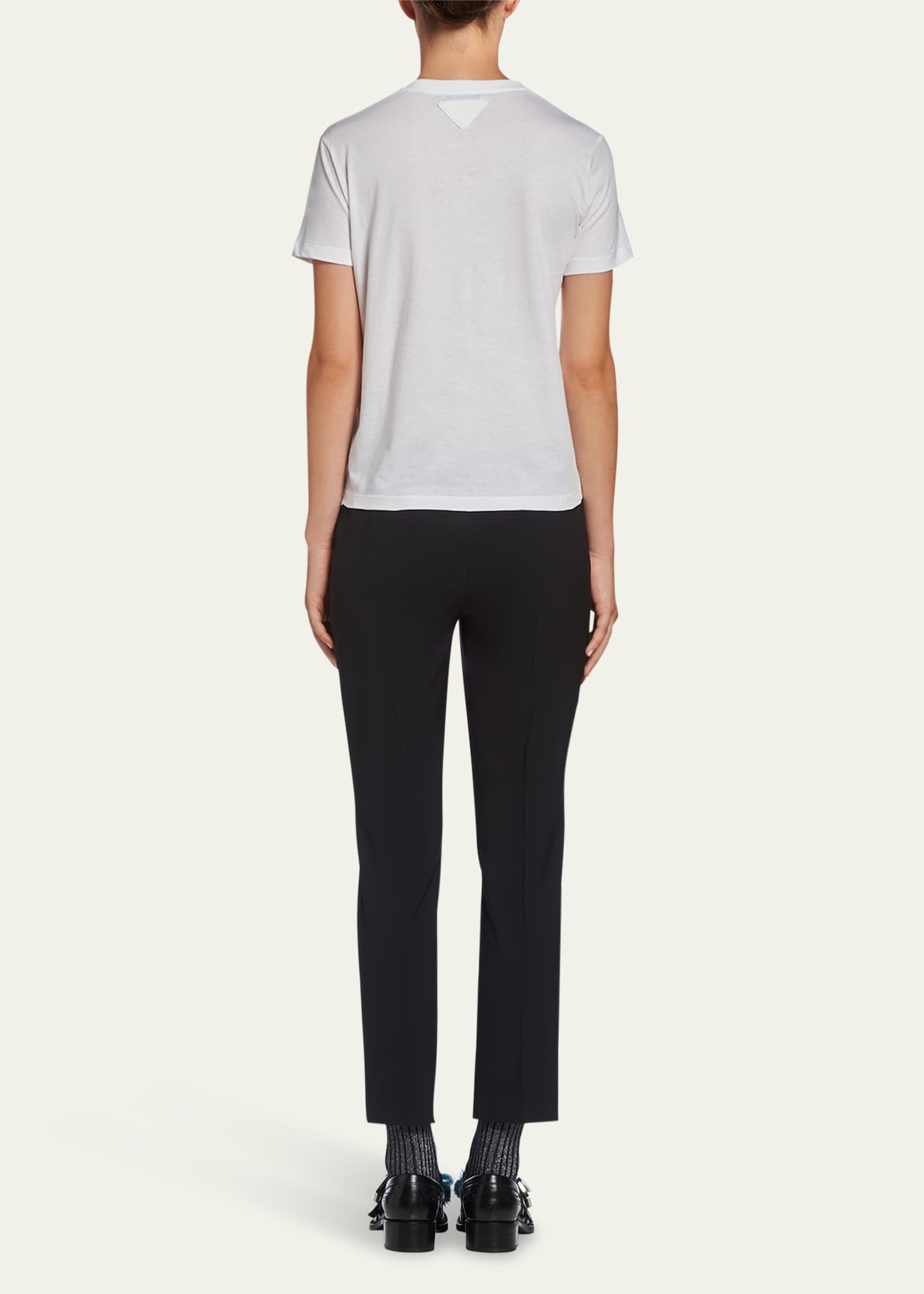 Prada 3-Pack Crew-Neck Jersey T-Shirt Image 3 of 5