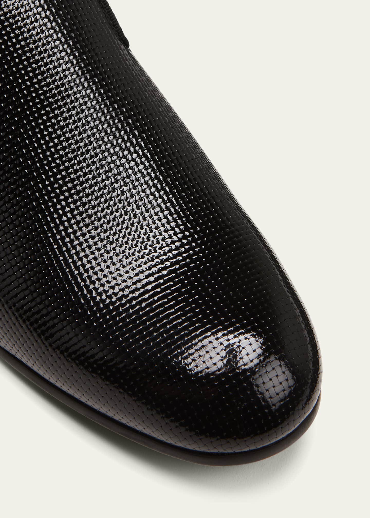 Giorgio Armani Men's Textured Leather Formal Loafers Image 3 of 3