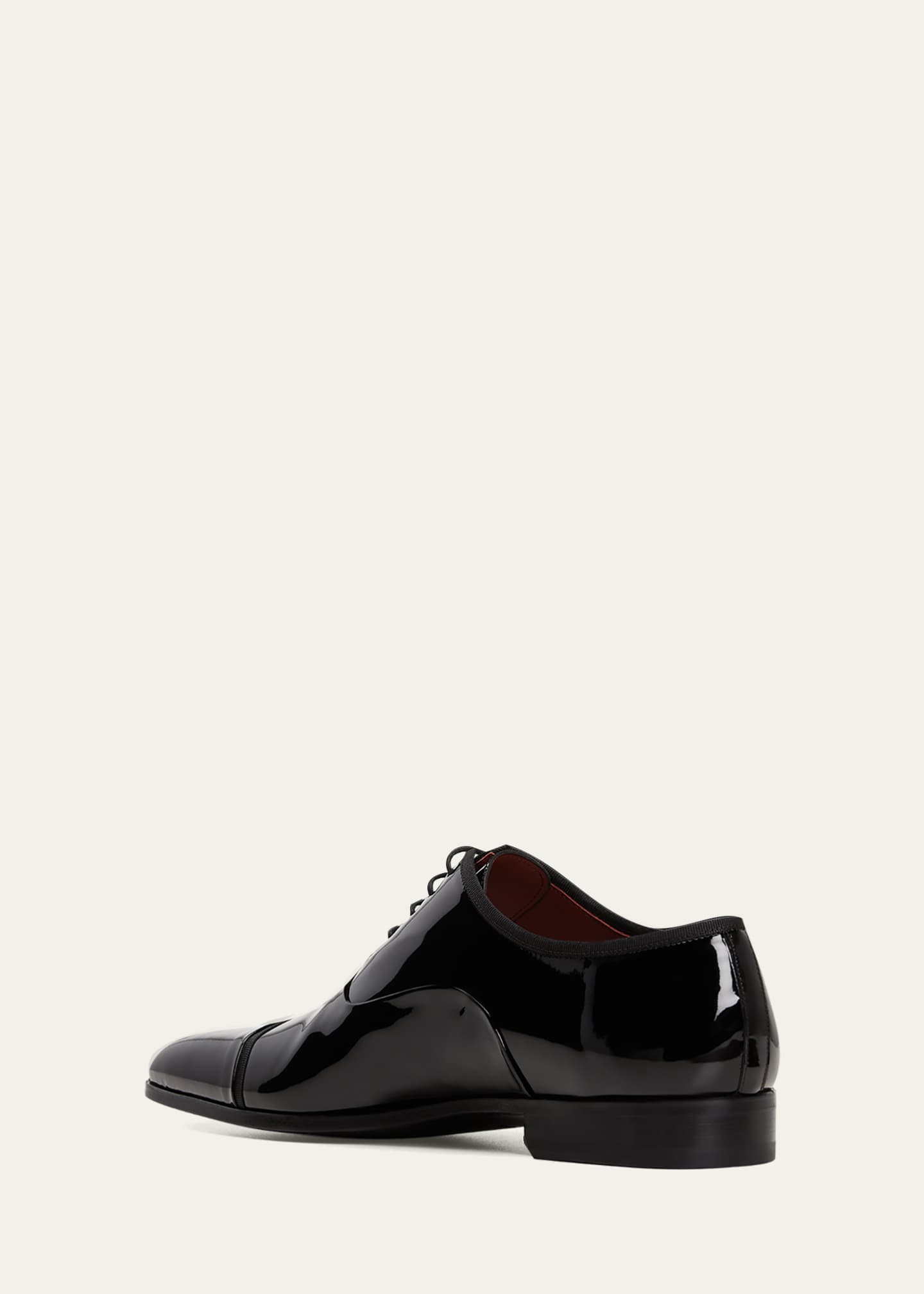Men's Jadiel Patent Cap-Toe Oxfords