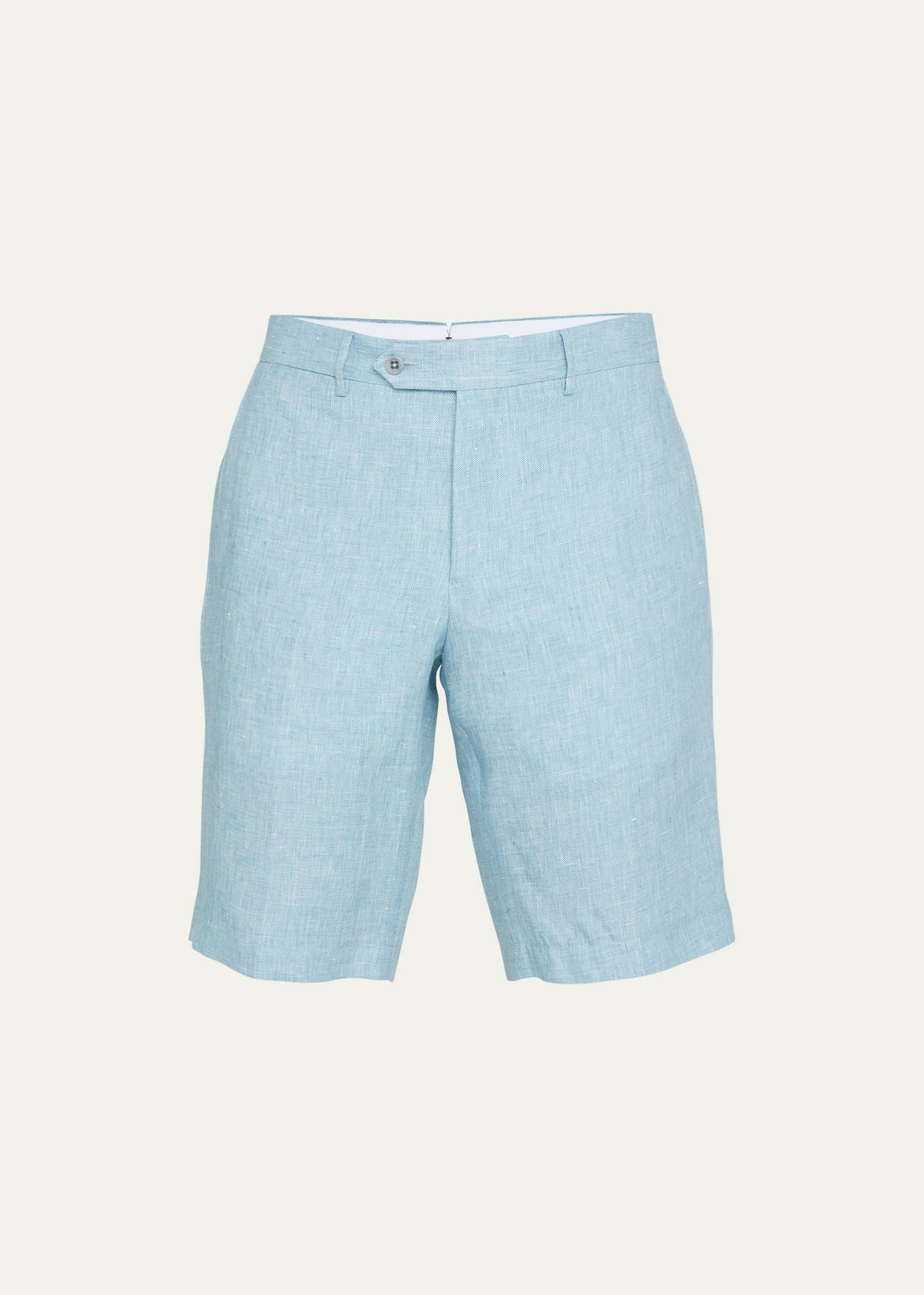 Zanella Men's Linen Shorts - Bergdorf Goodman