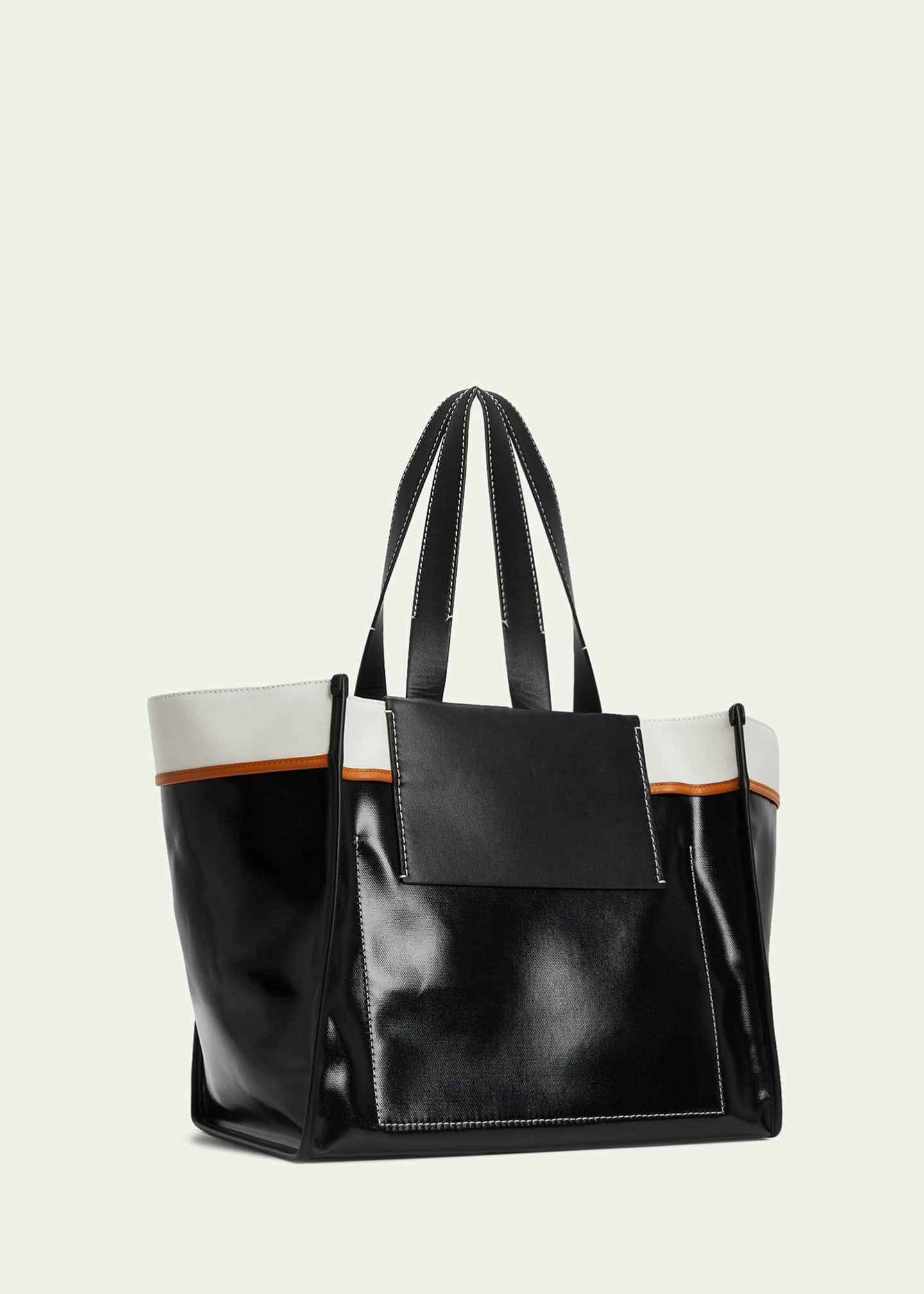 Proenza Schouler Morris Coated Canvas Tote