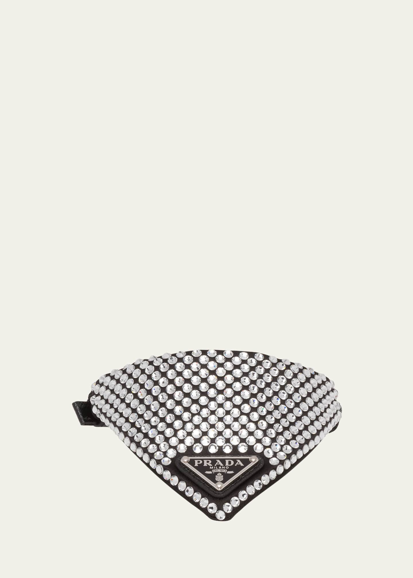 Prada CrystalStudded Satin Pet Collar Bergdorf Goodman