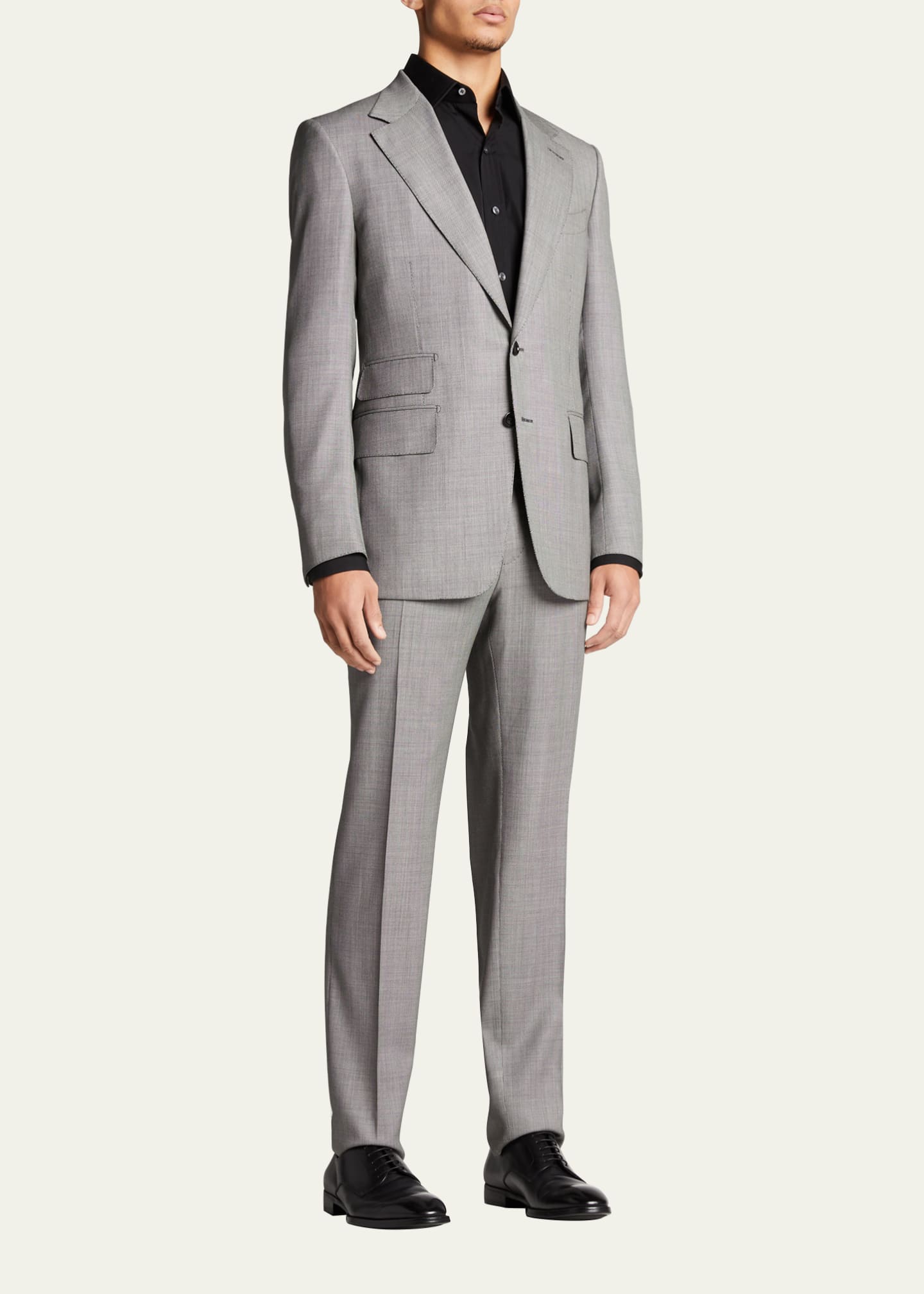 TOM FORD Men's Solid Wool Two-Piece Suit - Bergdorf Goodman