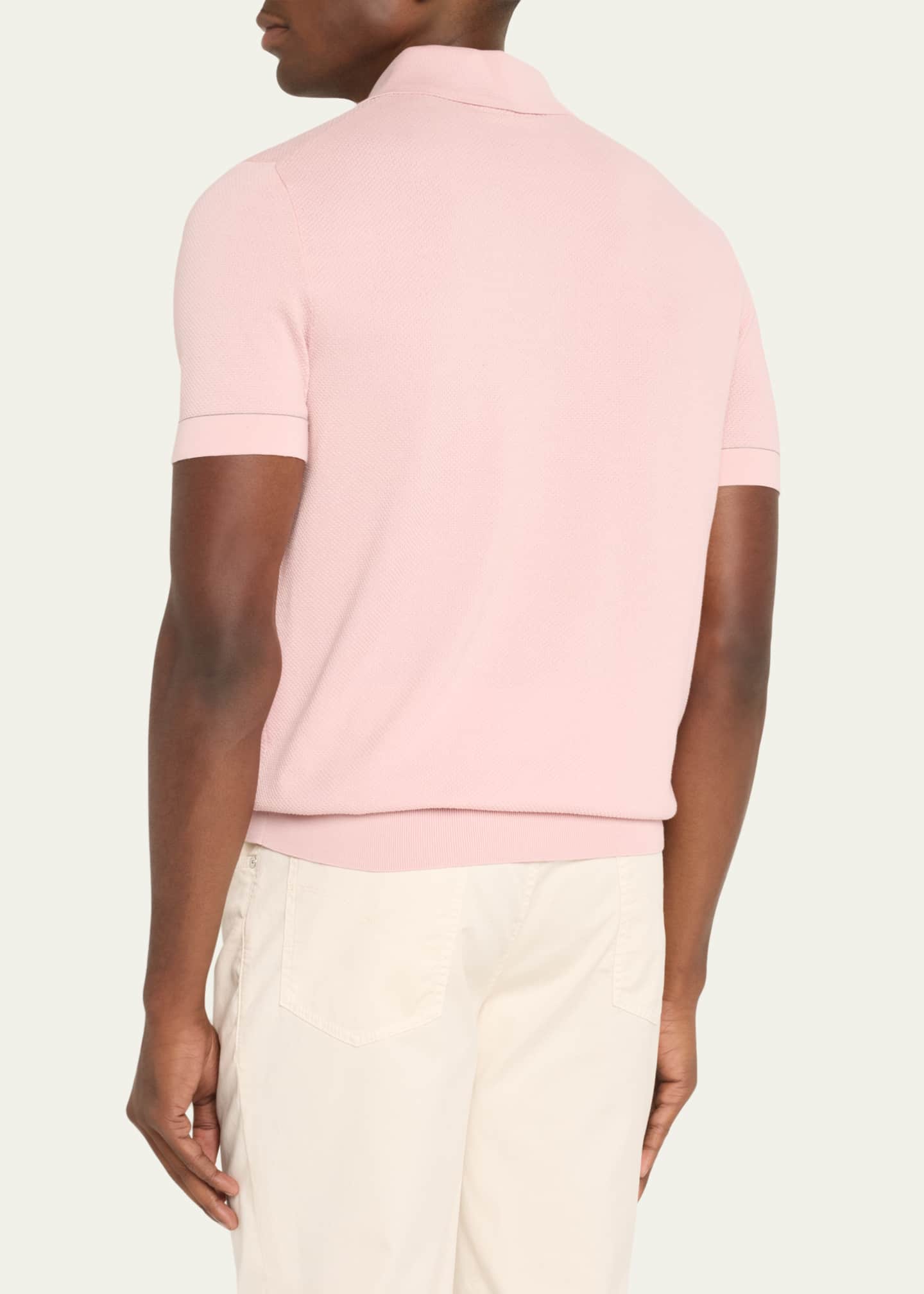 Brioni Men's Sea Island Polo Shirt Image 3 of 5