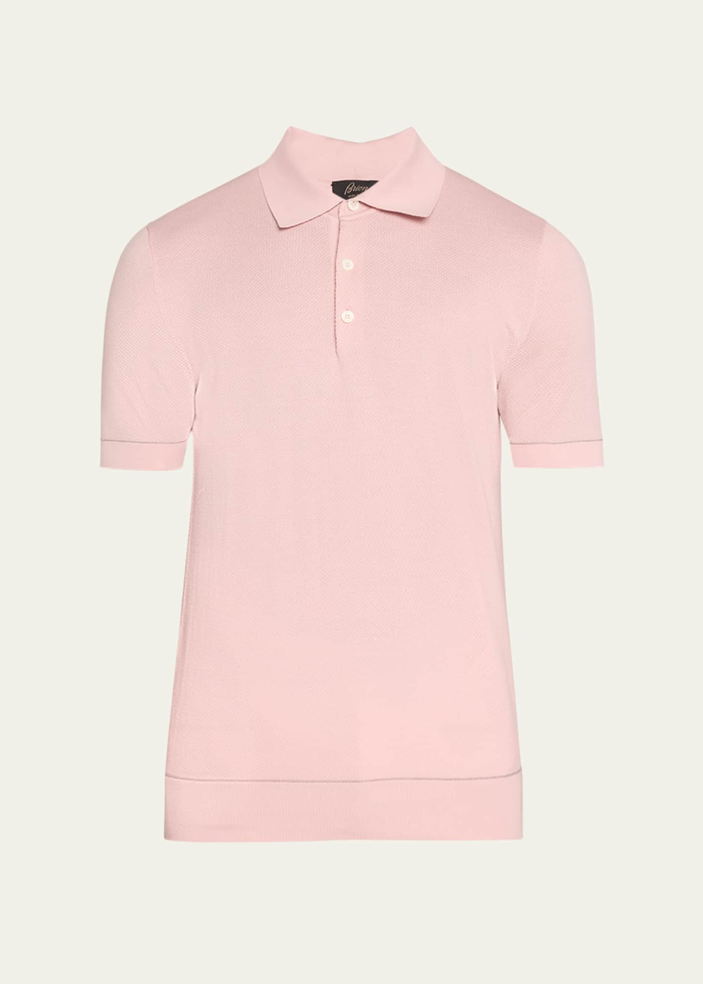 Brioni Men's Sea Island Polo Shirt Image 1 of 5