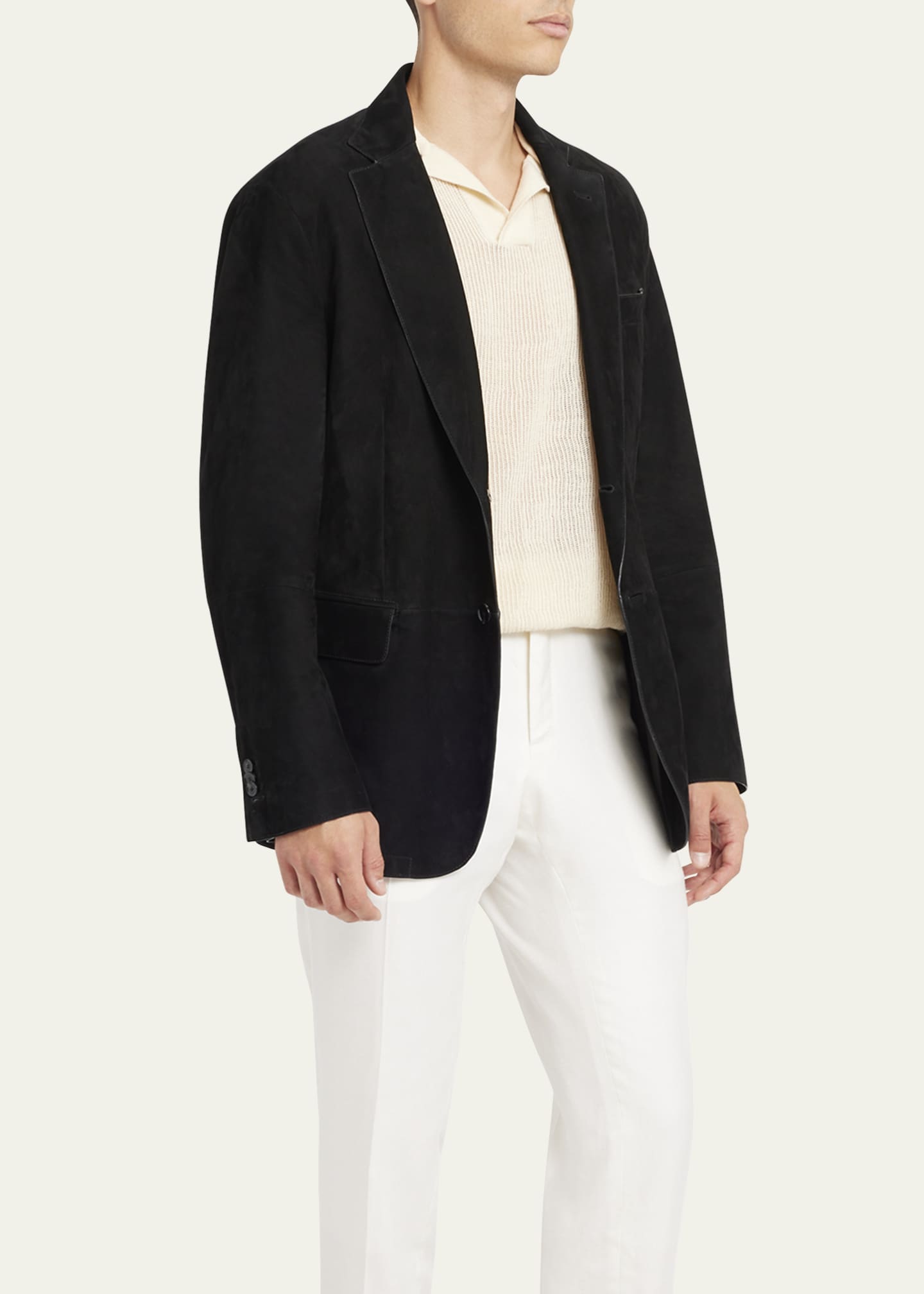 Brioni Men's Monti Suede Blazer Image 4 of 5