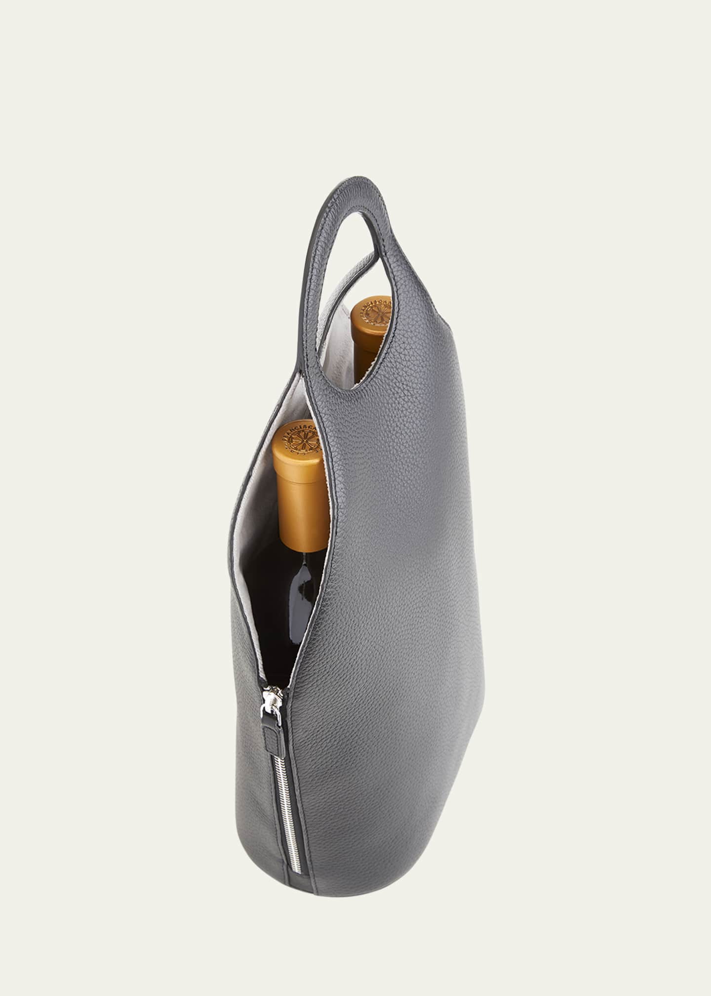 ROYCE New York Personalized Leather Double Wine Champagne Carrying Case Image 2 of 3