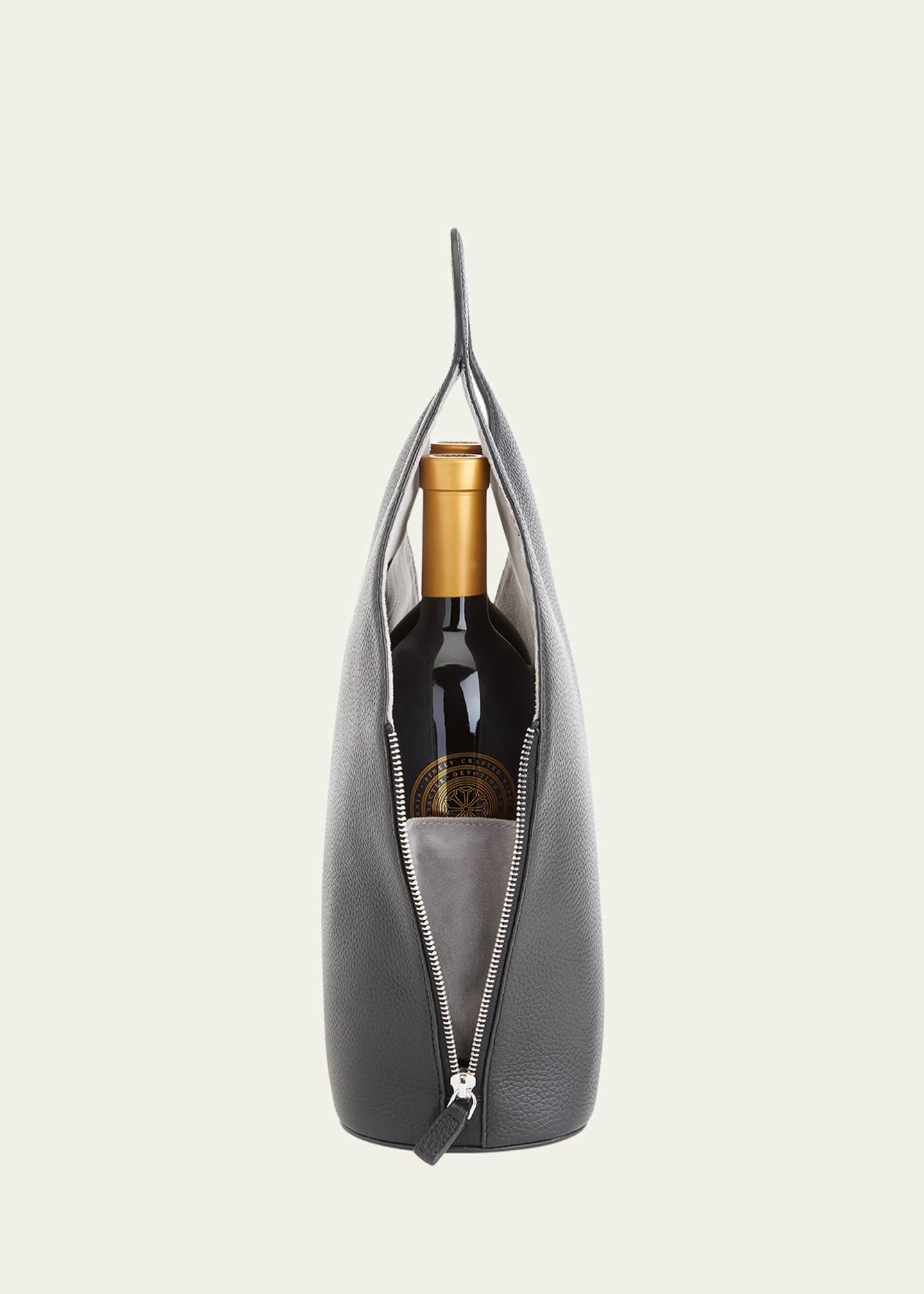 ROYCE New York Personalized Leather Double Wine Champagne Carrying Case Image 3 of 3
