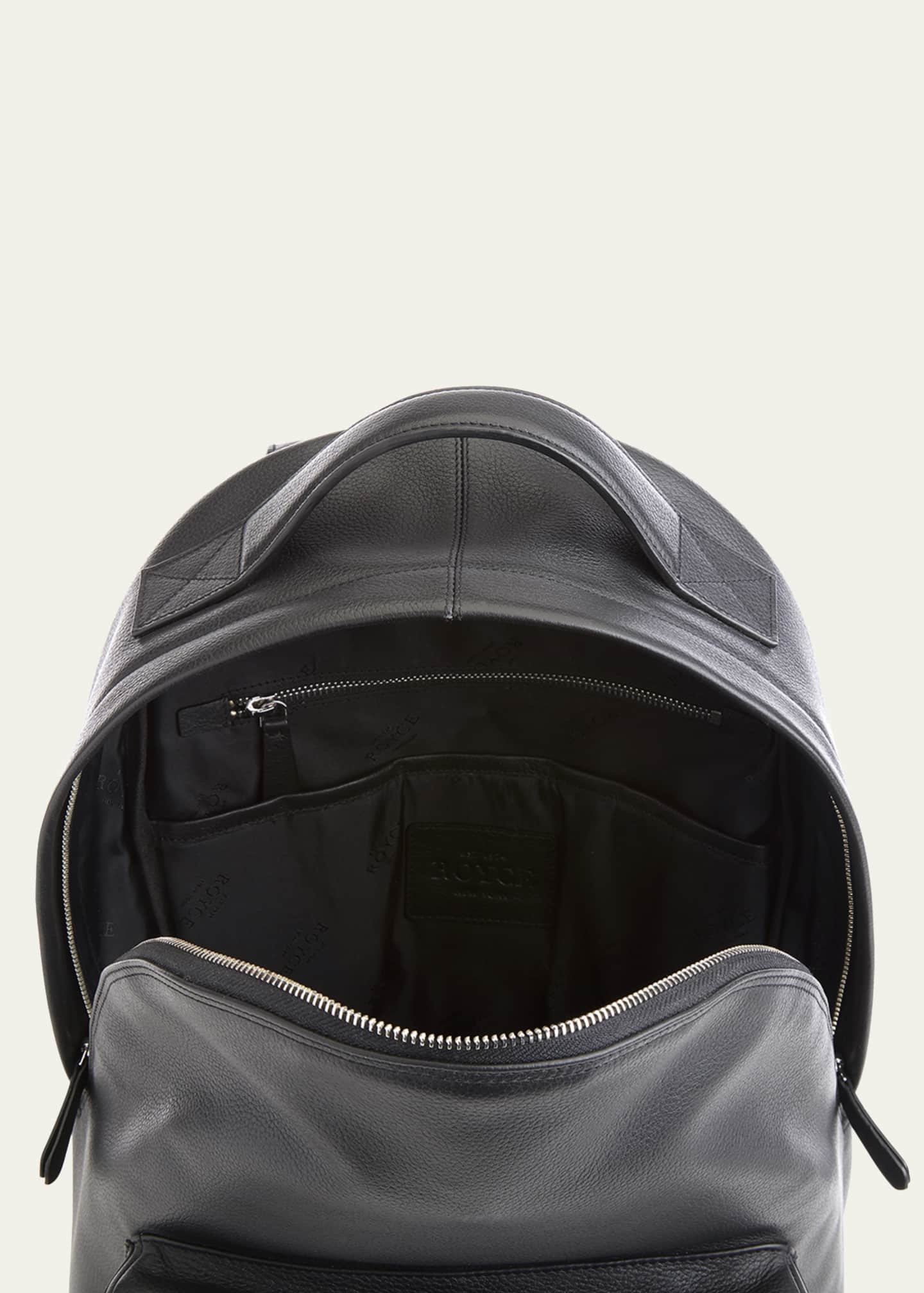 ROYCE New York Personalized Leather Executive 13" Laptop Backpack Image 3 of 4