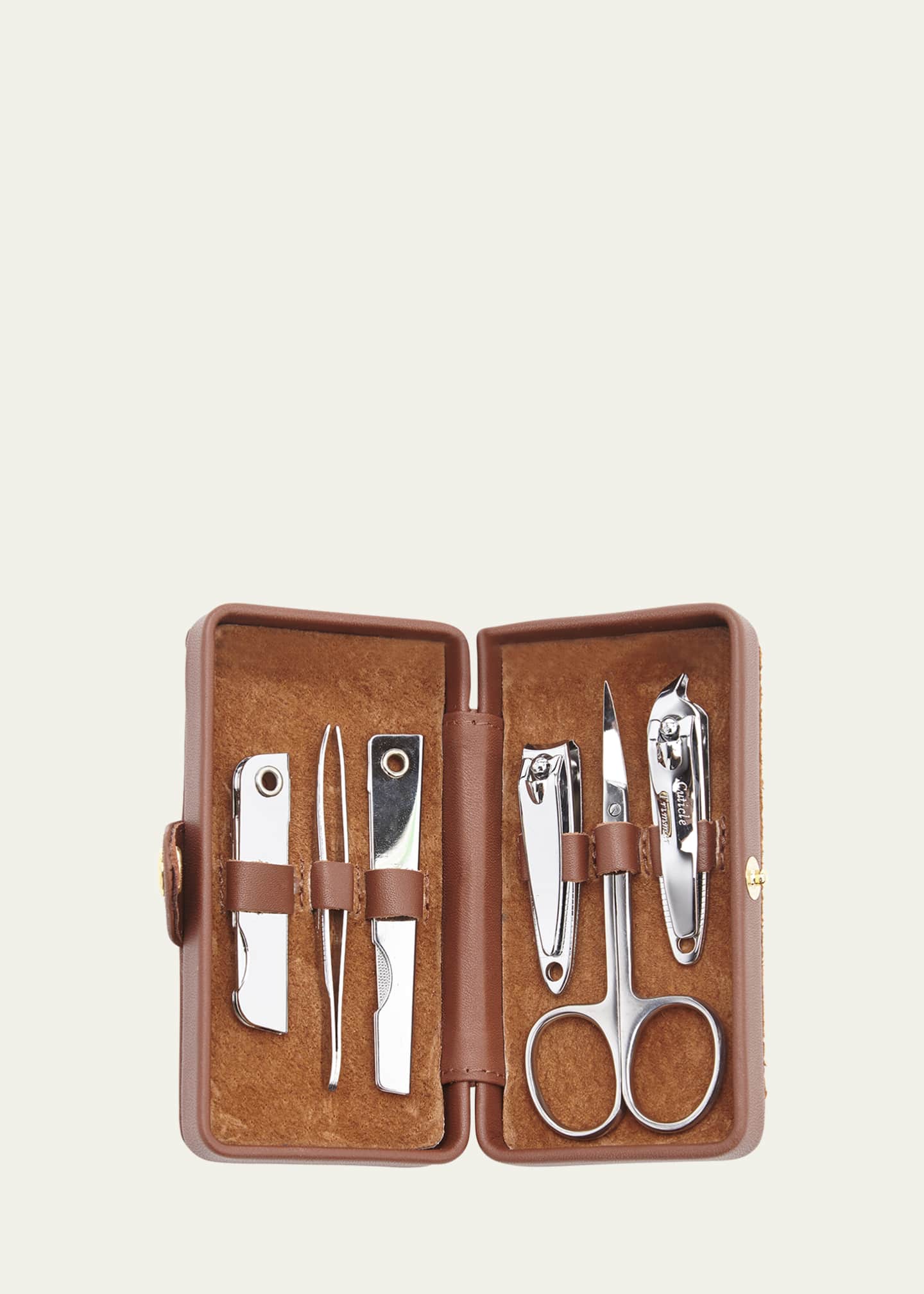 ROYCE New York Personalized Leather Manicure Grooming Kit Image 2 of 2