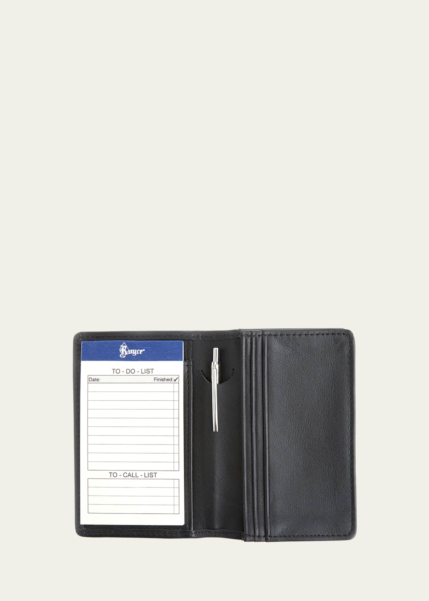 ROYCE New York Personalized Leather Notepad Organizer Wallet Image 1 of 3