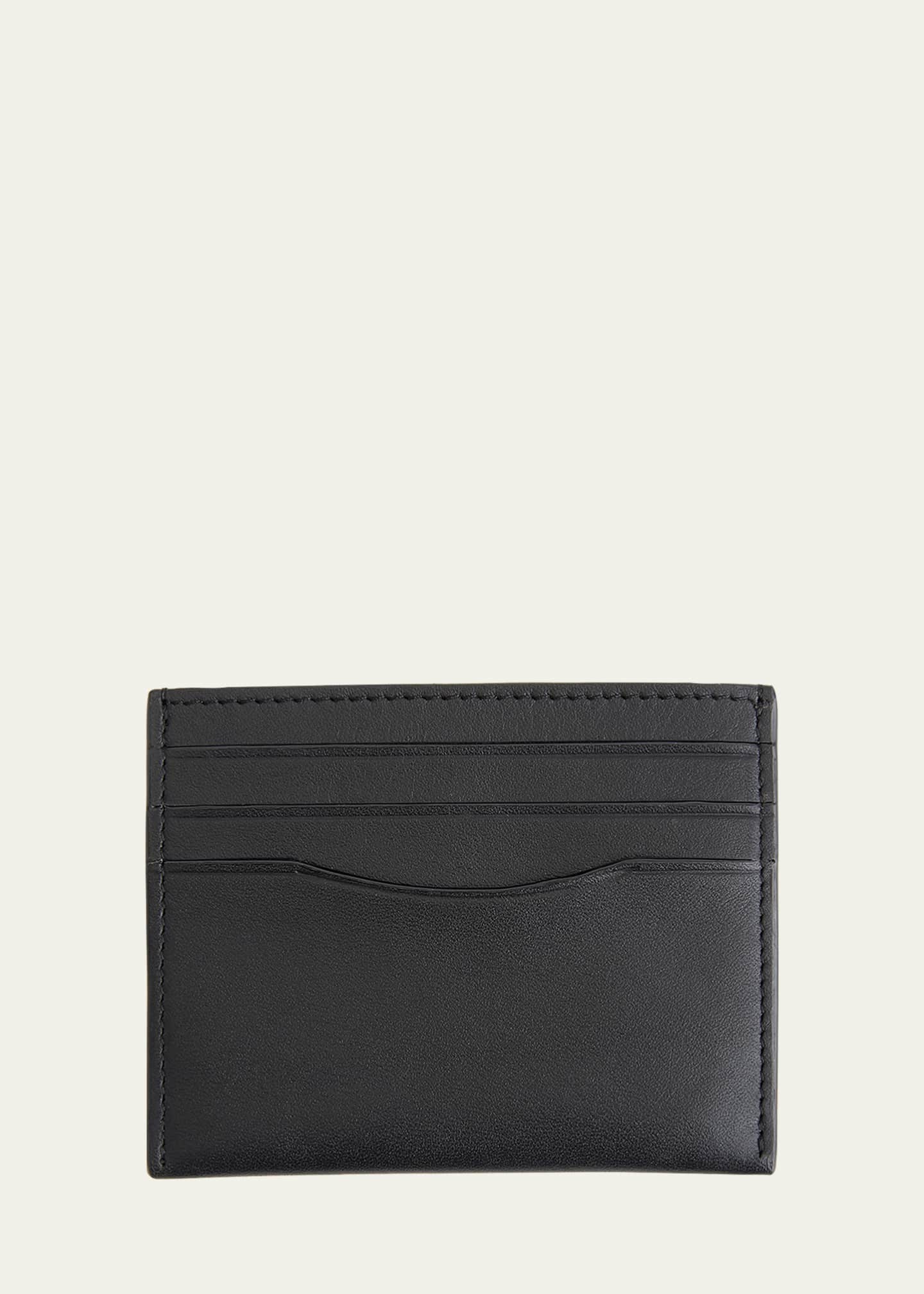 ROYCE New York Personalized Leather RFID Blocking Minimalist Card Case Image 1 of 3