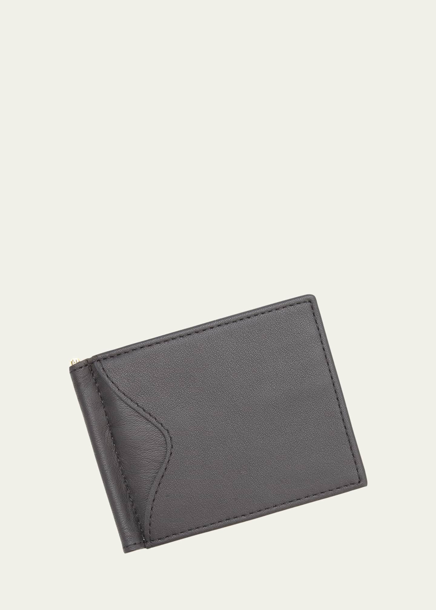 ROYCE New York Personalized Leather RFID-Blocking Money Clip Image 1 of 5