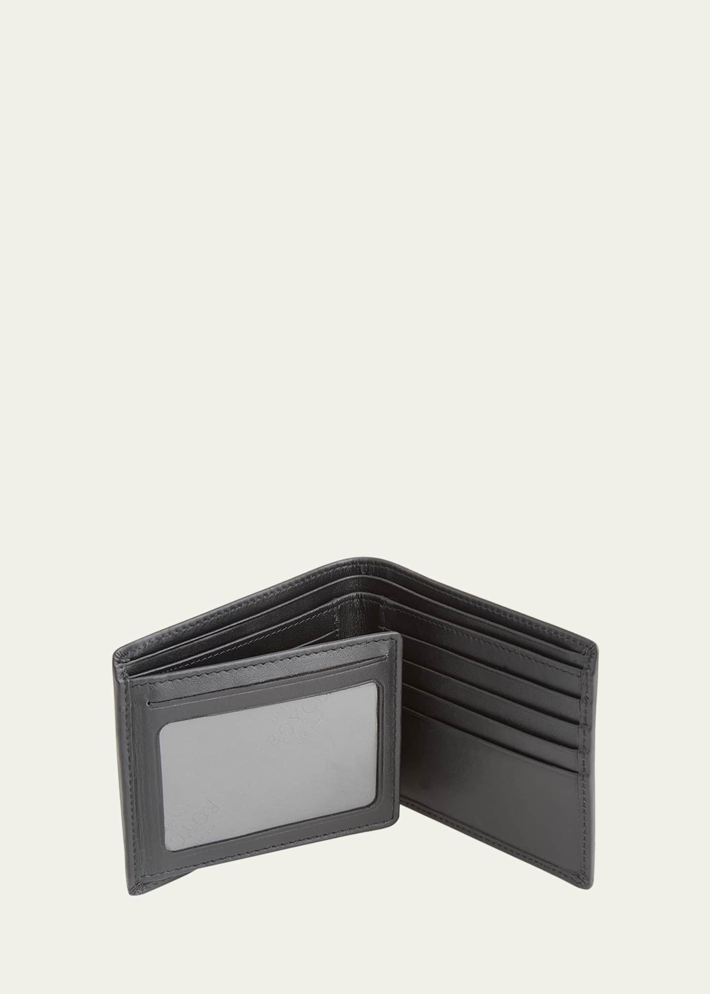 ROYCE New York Personalized Leather RFID Blocking Trifold Wallet Image 2 of 4
