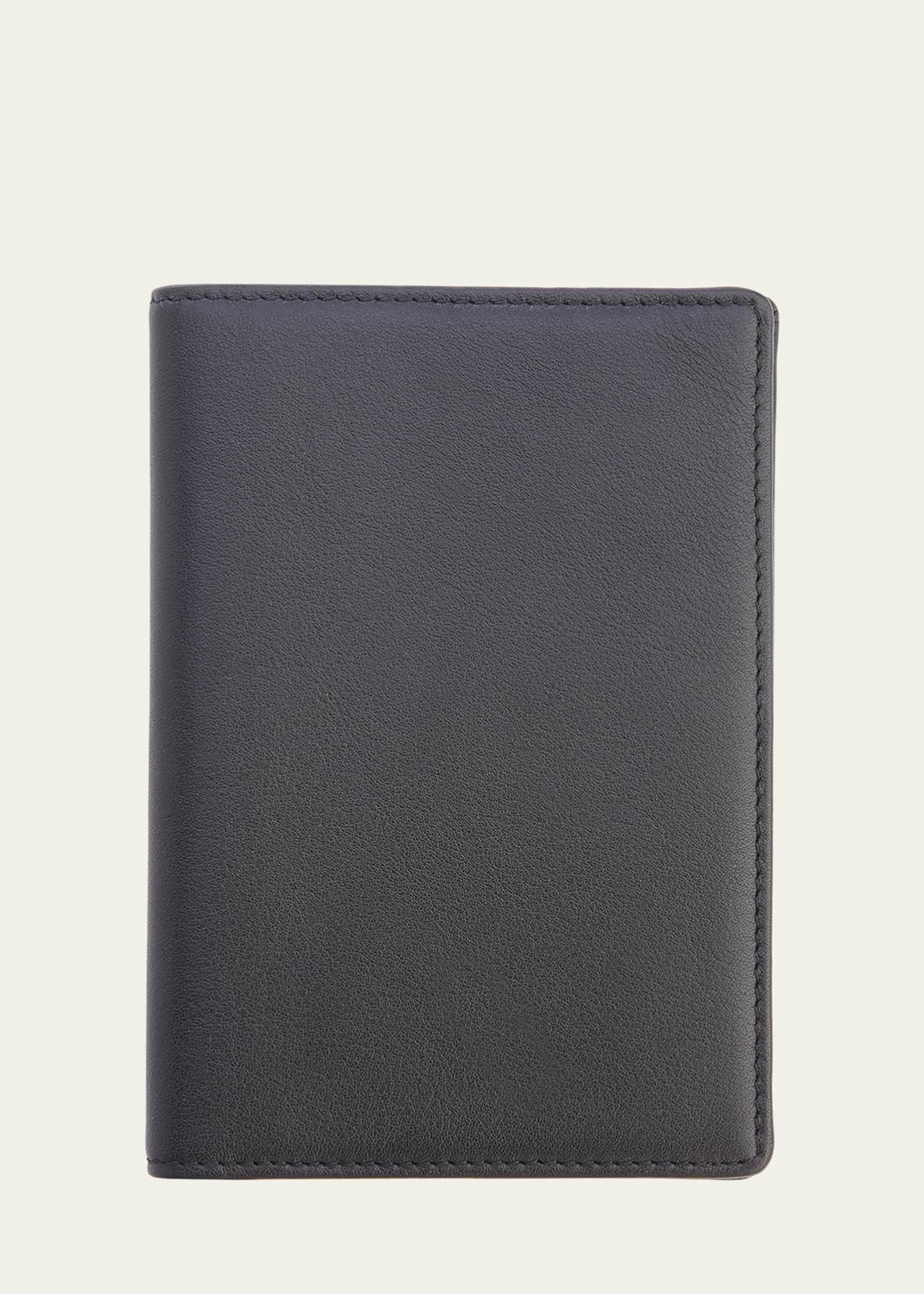 ROYCE New York Personalized Leather RFID-Blocking Passport Wallet with Vaccine Card Pocket Image 1 of 2