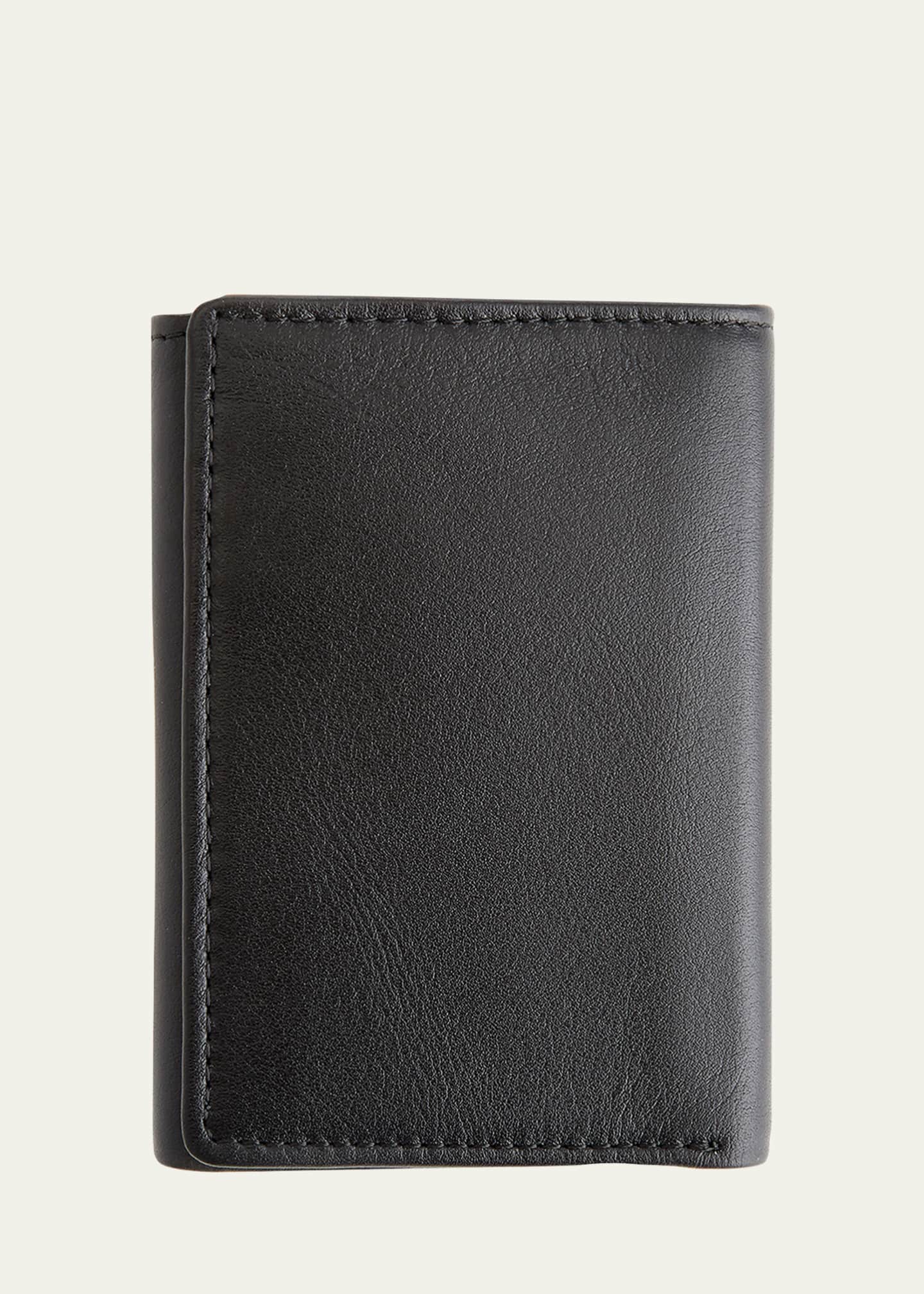 ROYCE New York Personalized Leather Trifold Wallet Image 1 of 3