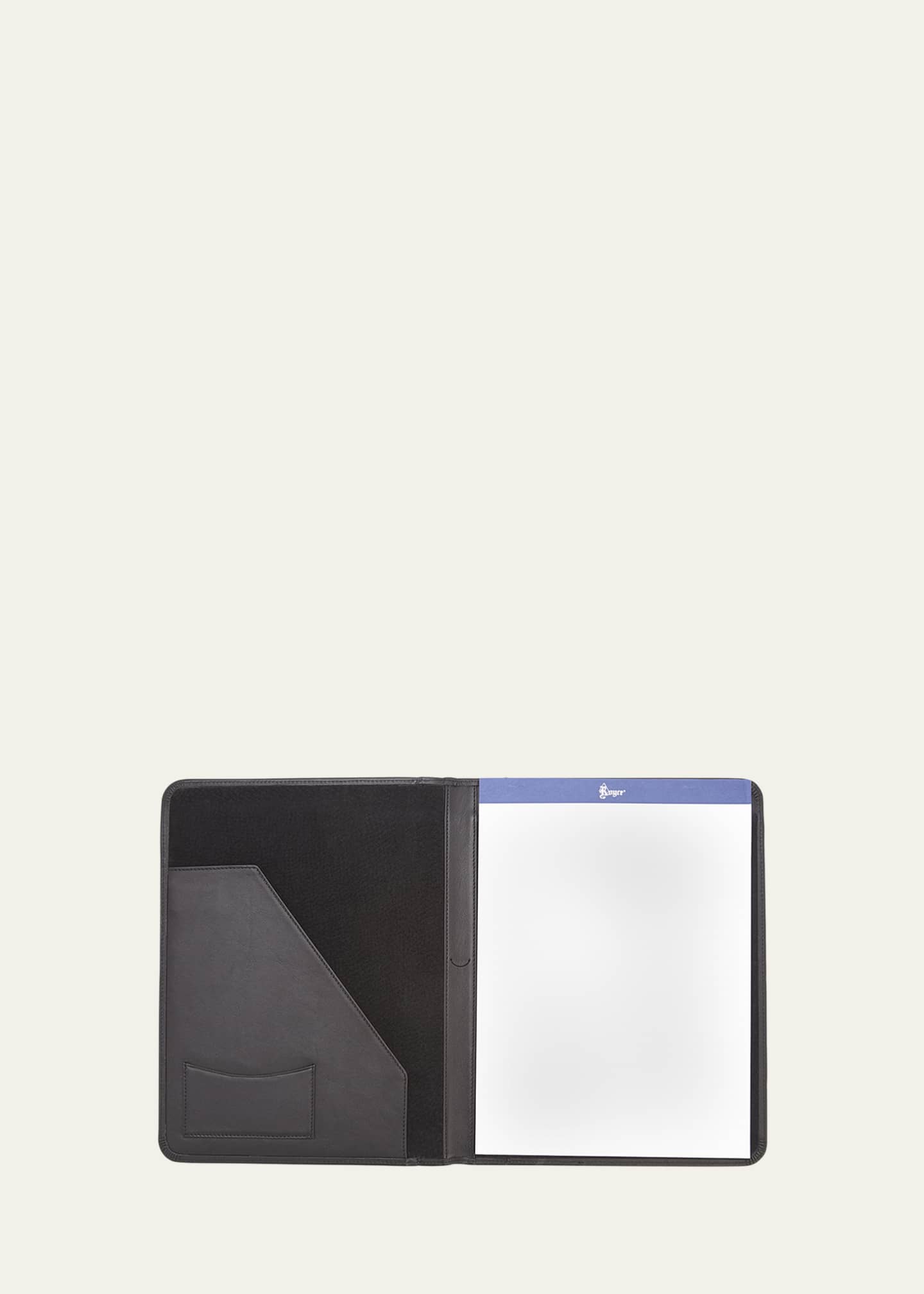 ROYCE New York Personalized Suede Lined Leather Writing Portfolio Image 1 of 2
