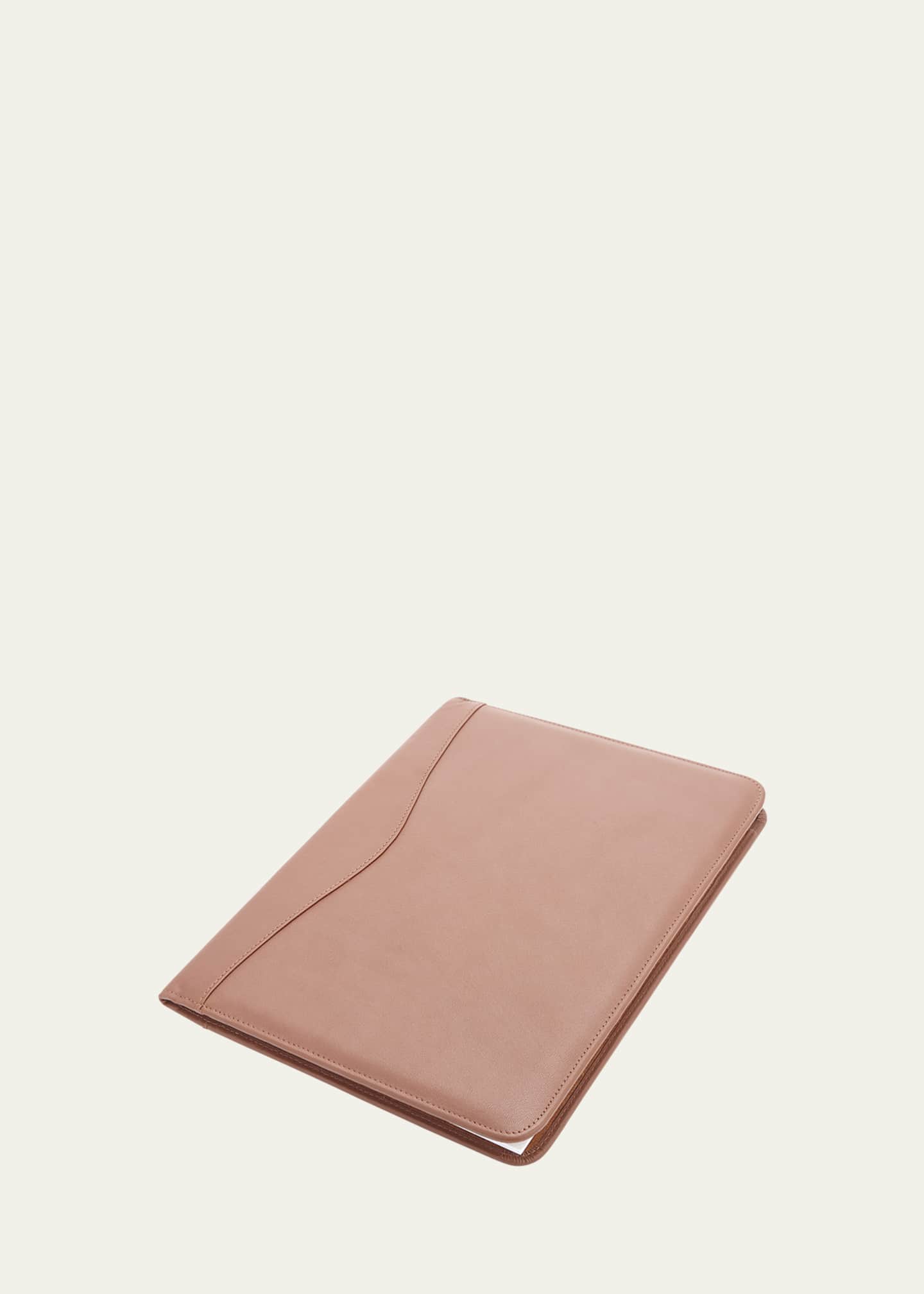ROYCE New York Personalized Suede Lined Leather Writing Portfolio Image 2 of 2