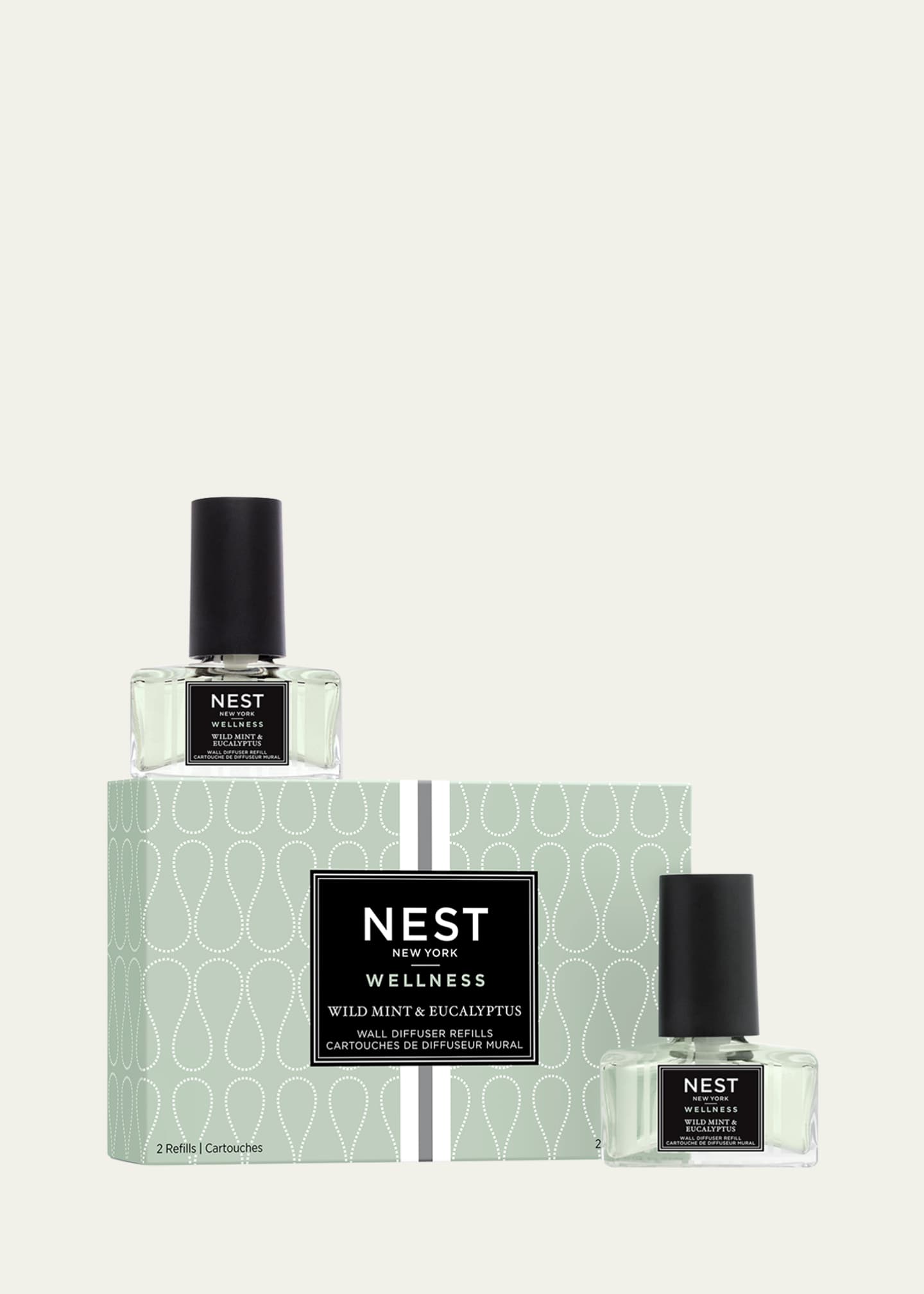 NEST New York Wild Mint & Eucalyptus Refills For Wall Diffuser