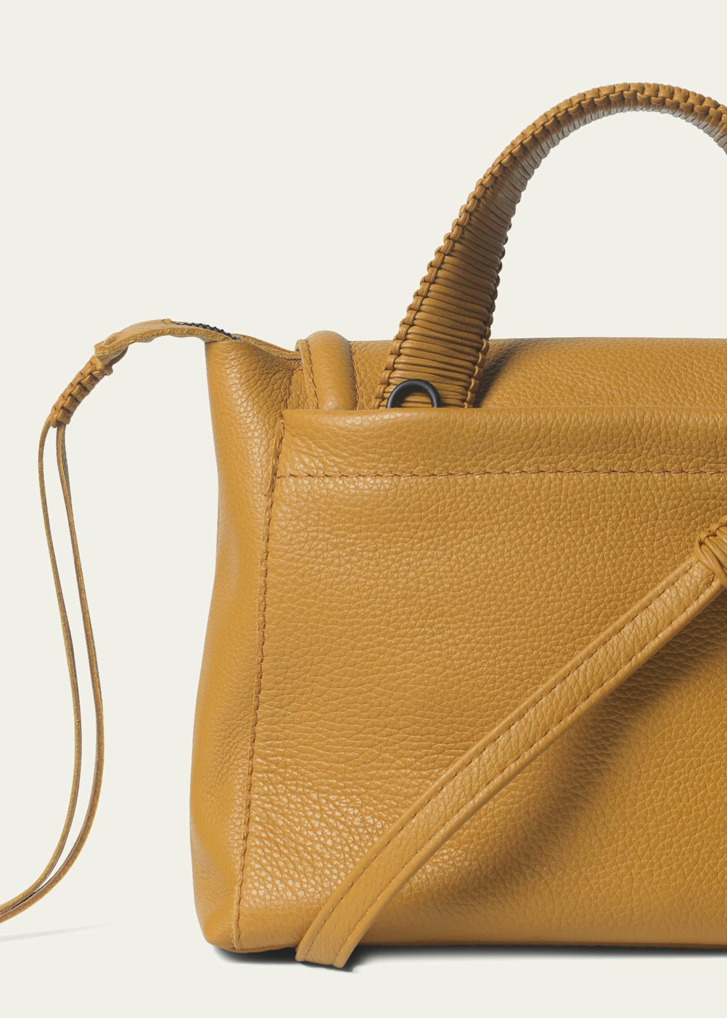 Callista Medium Flap Leather Top-Handle Bag - Bergdorf Goodman